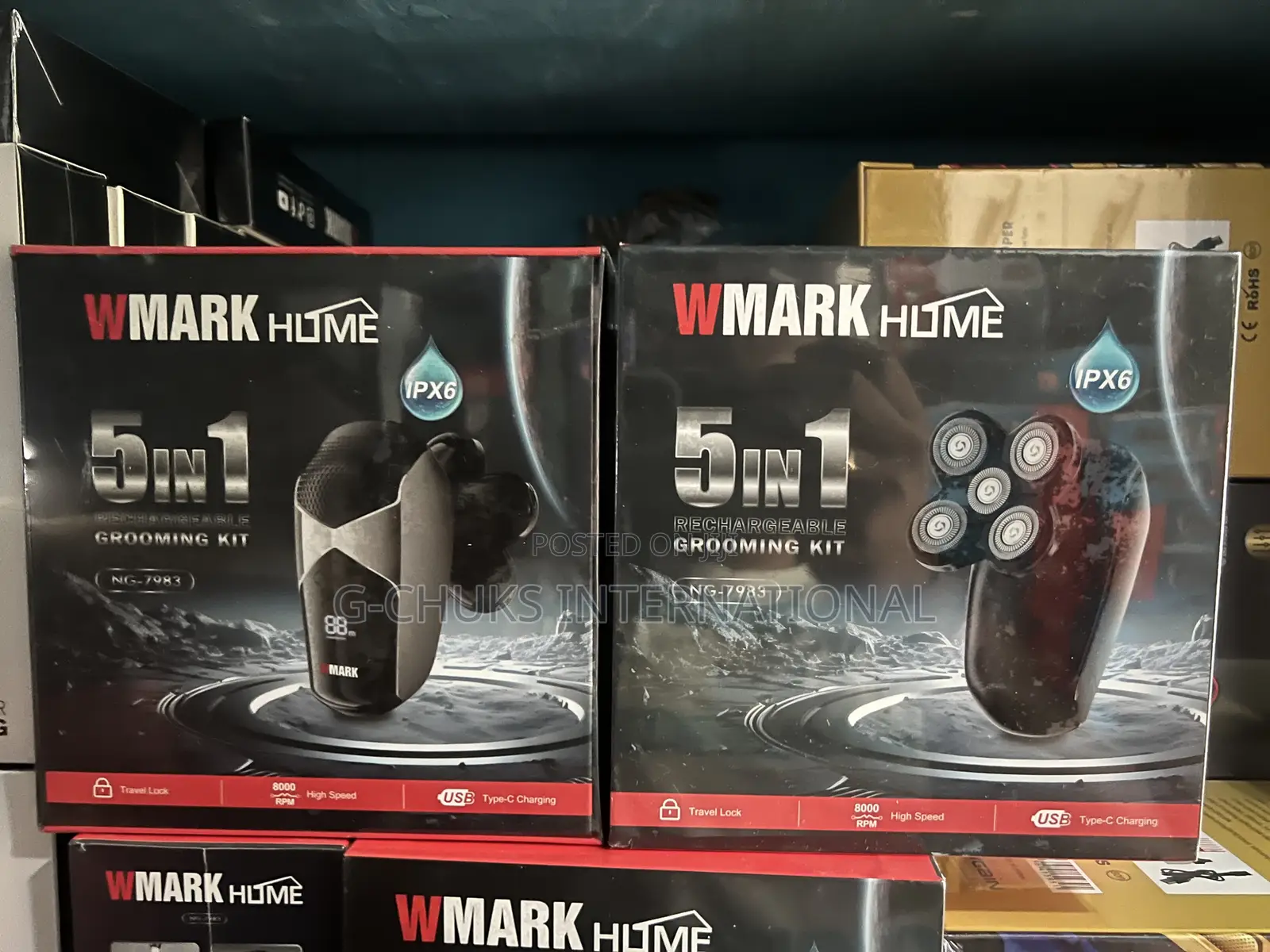 The Wmark Ng-7983 Is a 5-in-1 Rechargeable Grooming Kit for Men