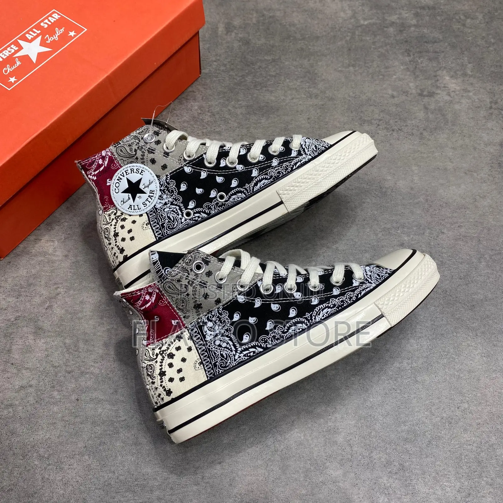 Original Converse Chuck Taylor 70 Hi Offspring Paisley Sneakers