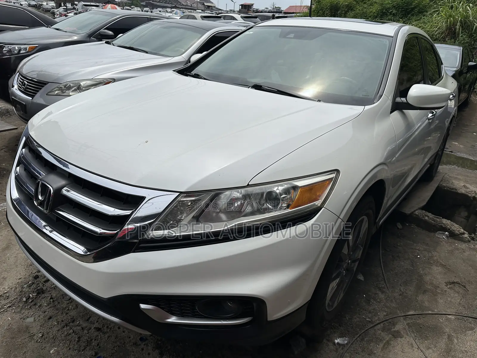 Honda Crosstour 3.5 FWD 2013 White