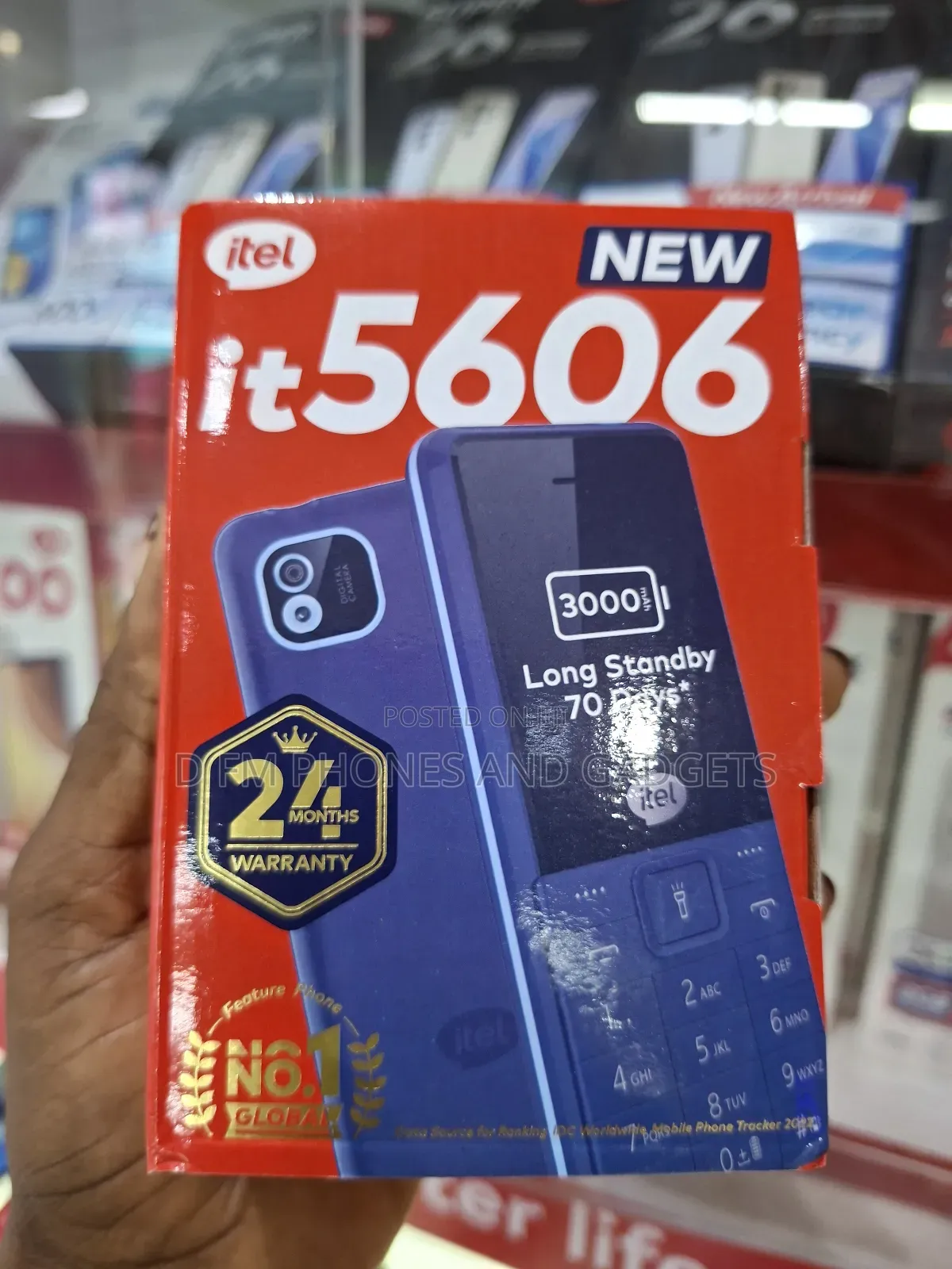 New Itel it5606 Blue