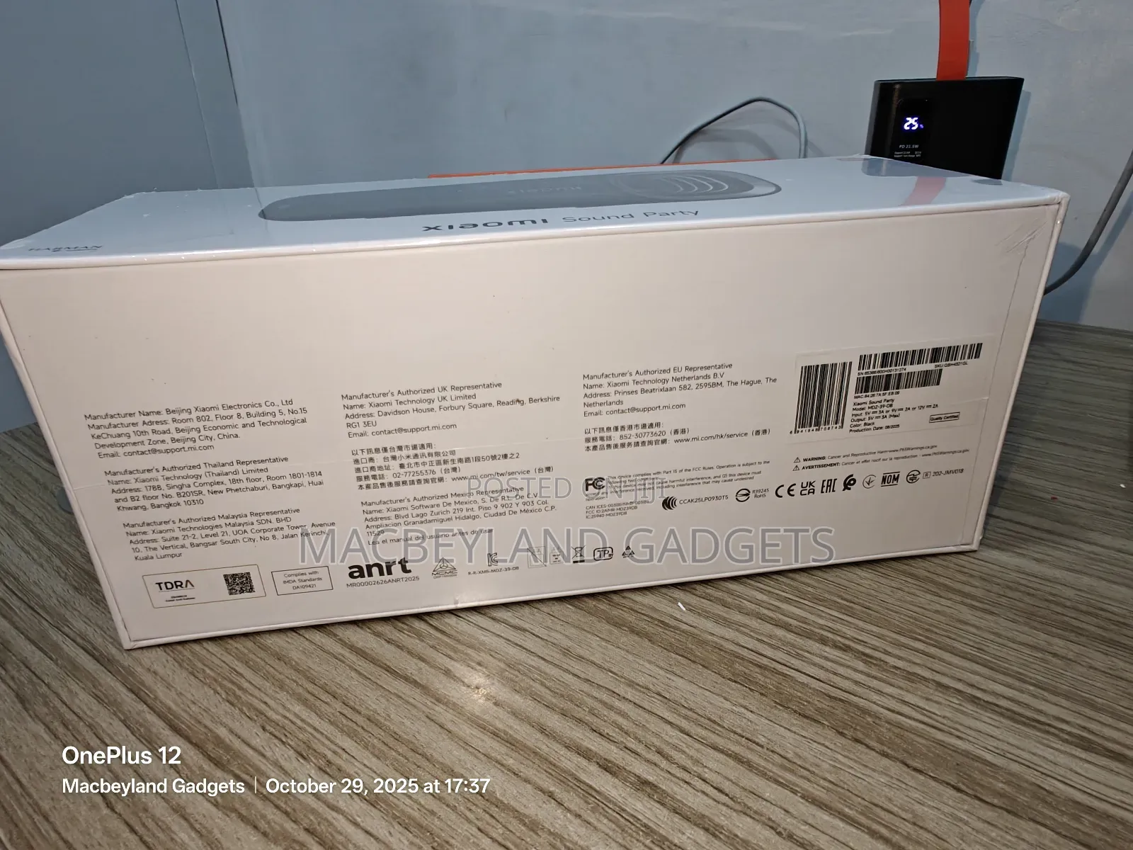 Xiaomi Sound Party Bluetooth Speaker, Brand New Sealed.