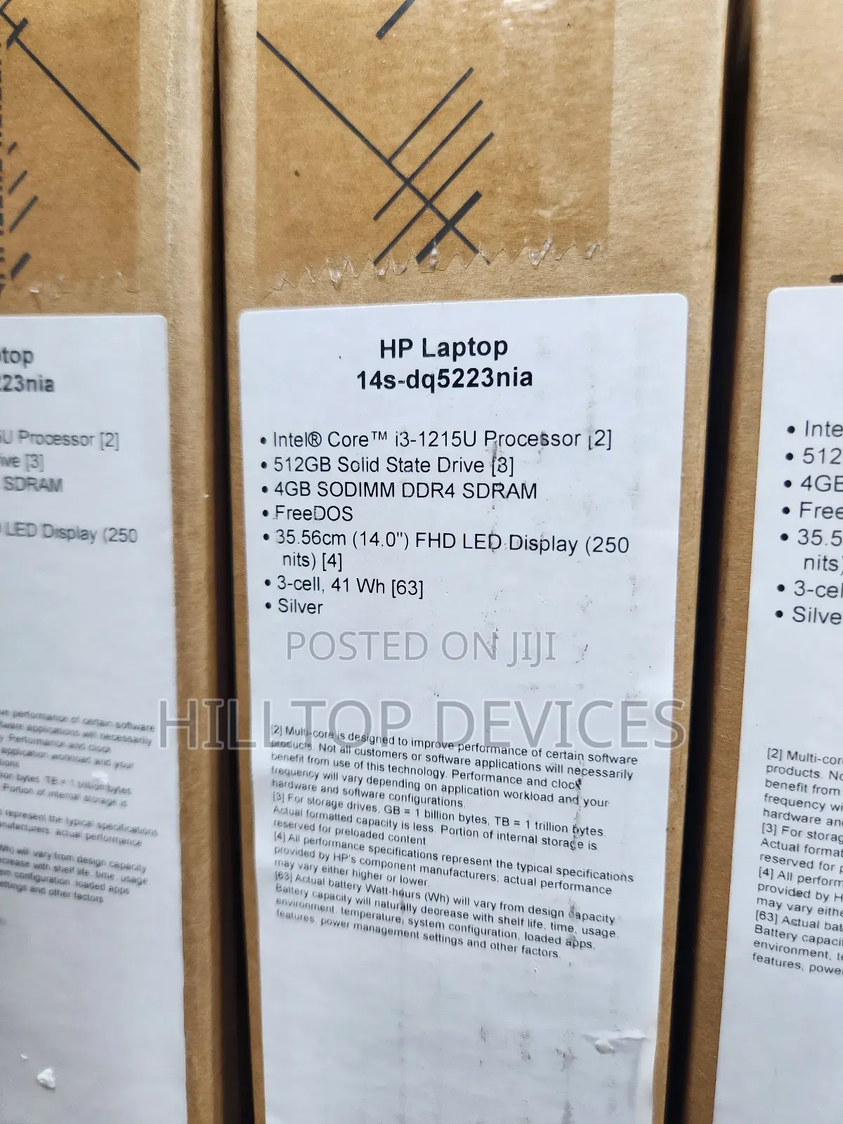 New Laptop HP 14S 4GB Intel Core I5 SSD 512GB