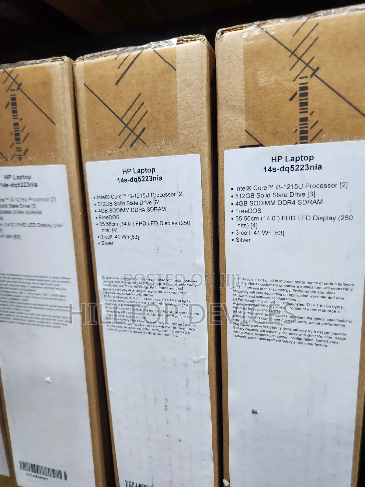 New Laptop HP 14S 4GB Intel Core I5 SSD 512GB