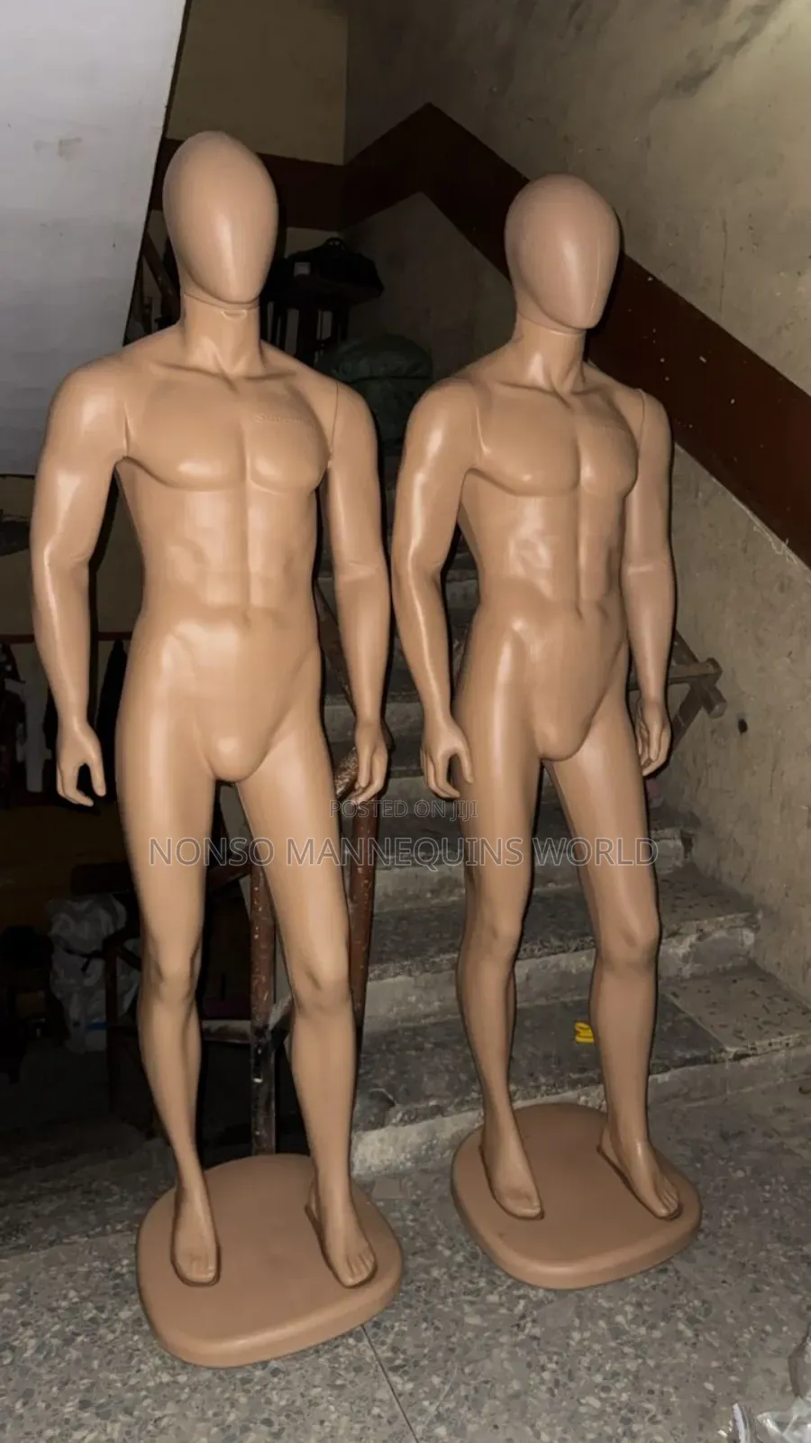 Huge Plastic Male Faceless Display Mannequin