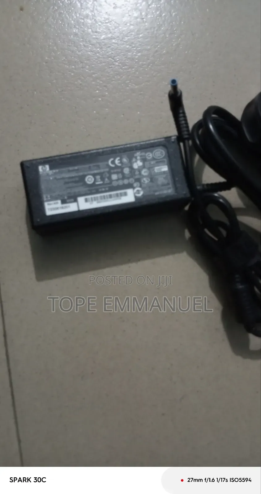 Laptop Charger Blue Mouth 19.5v- 3.33a