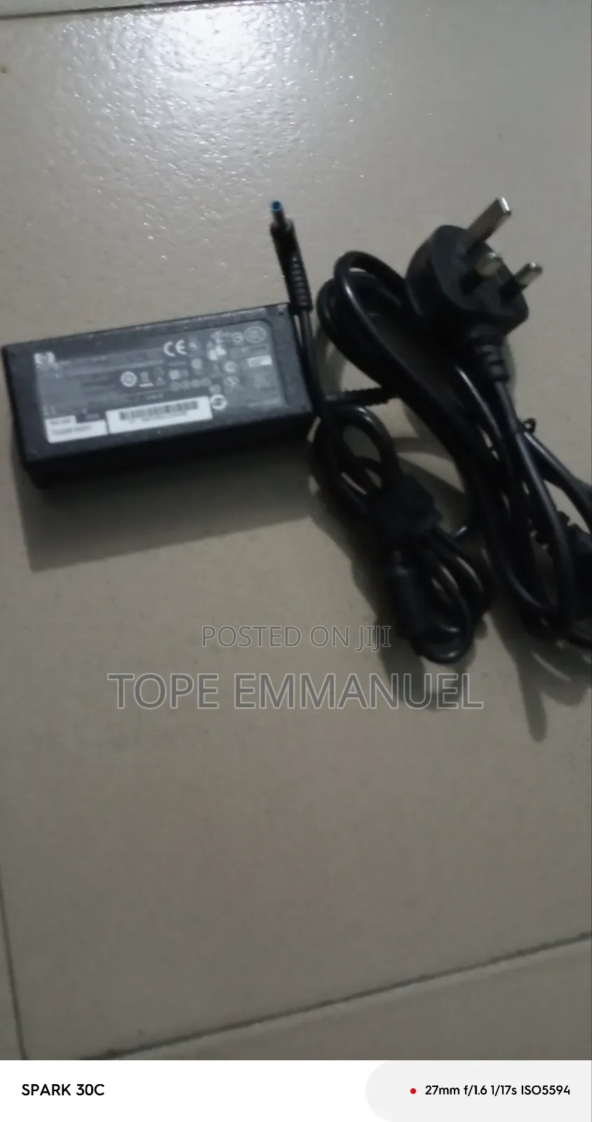 Laptop Charger Blue Mouth 19.5v- 3.33a