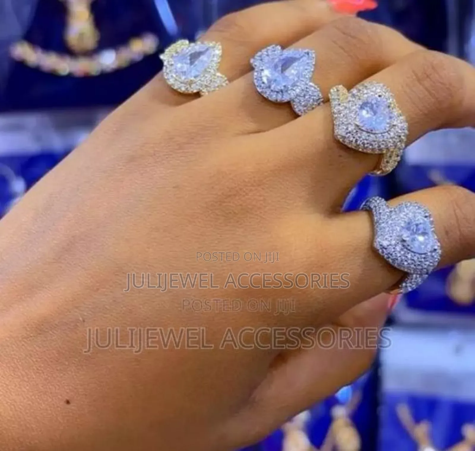 High Quality Cubic Zirconia Promise/ Engagement Rings