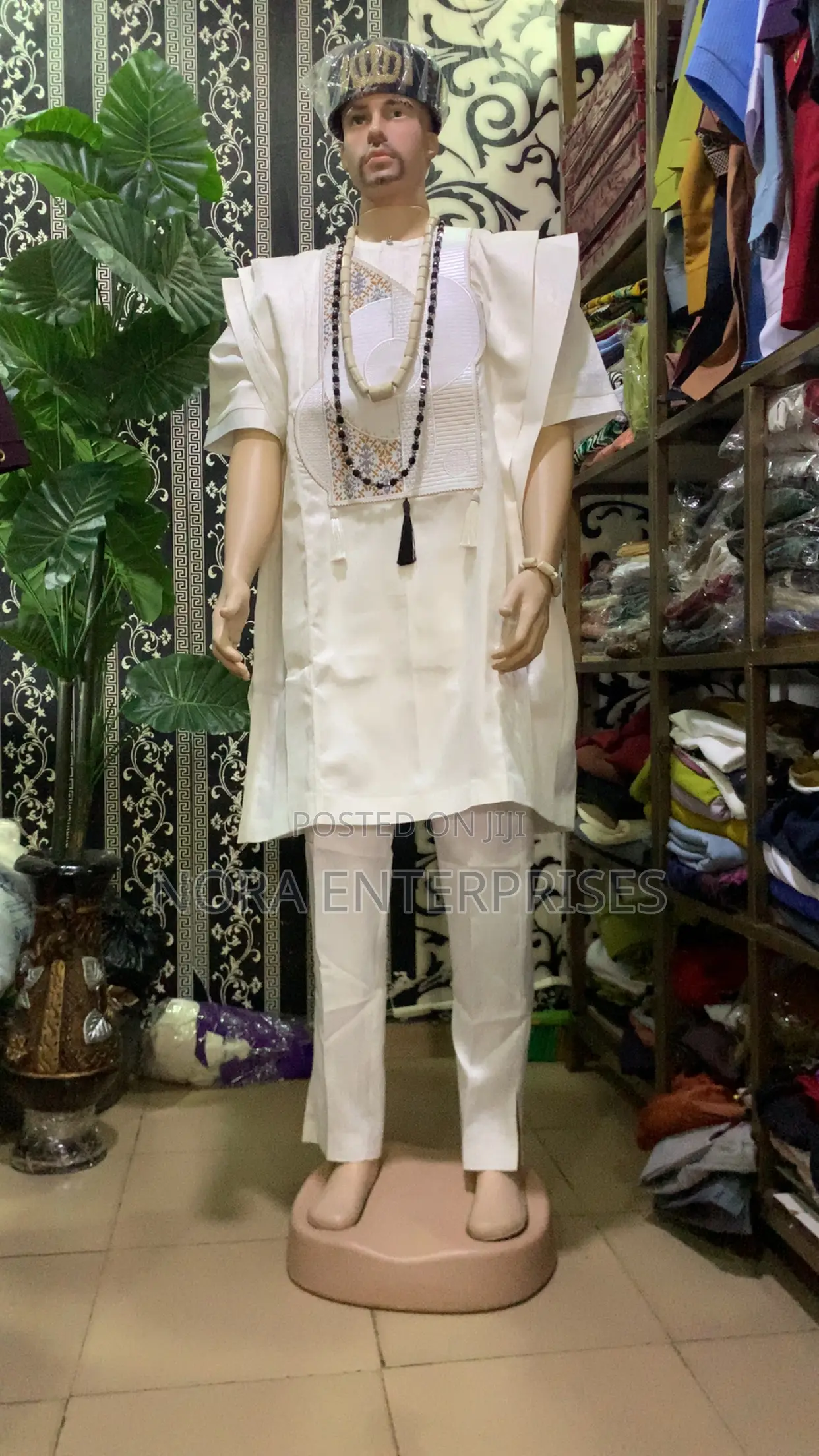 Stylish Traditional Agbada Outfit