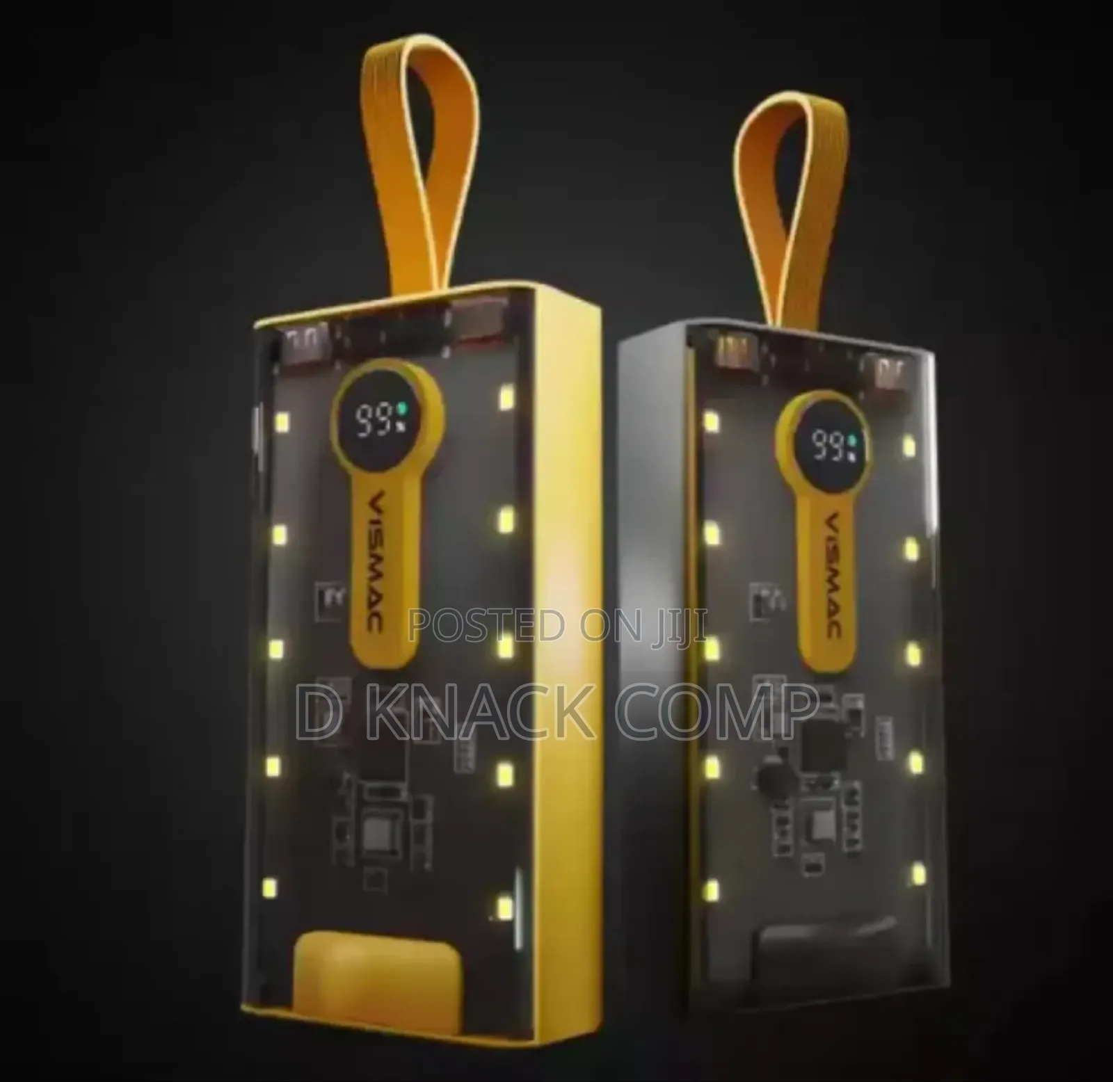 66w Power Bank -20000mah- Transparent Power Bank 20000 Mah