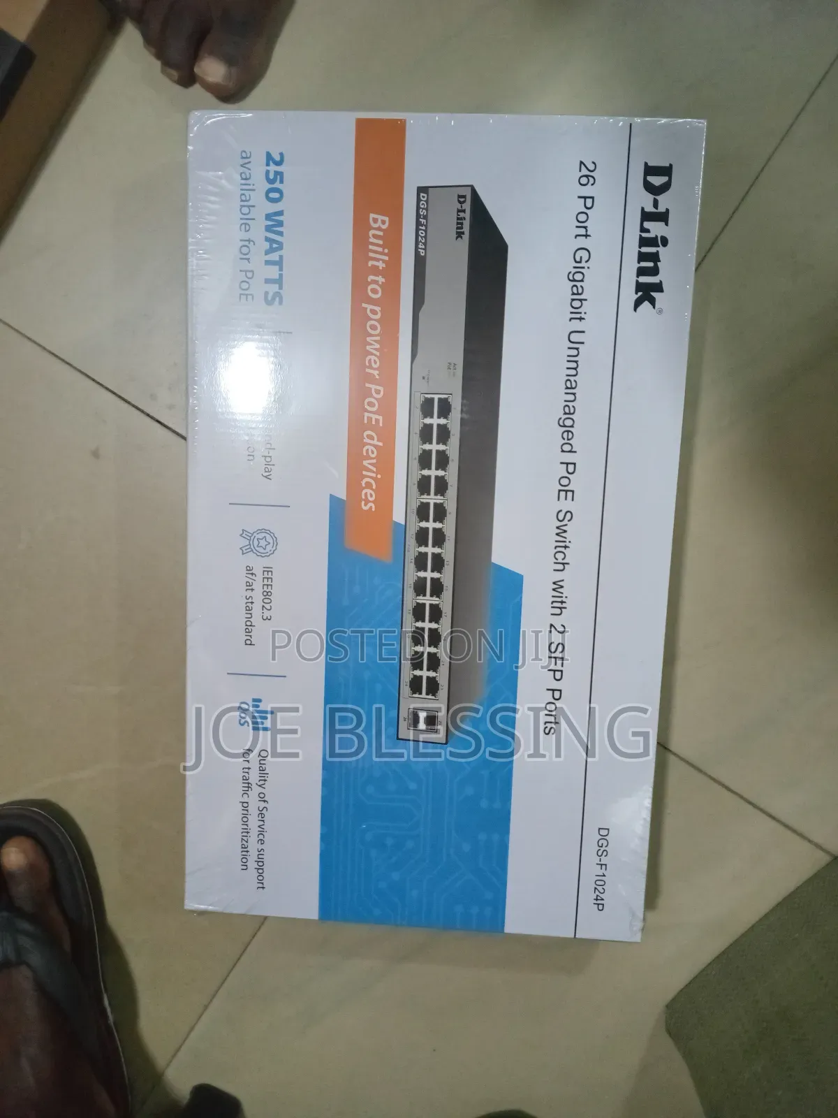 D _Link 26port Gigabit Unmanaged Poe Switch With 2stp