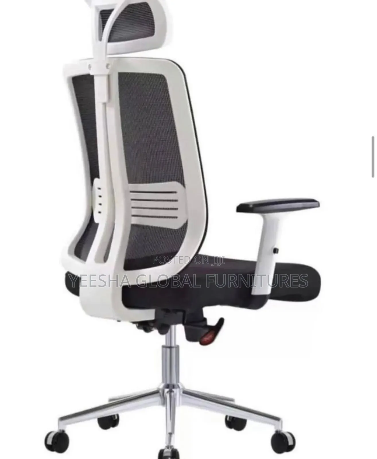Ergonomic White /Black Standard Office Chair