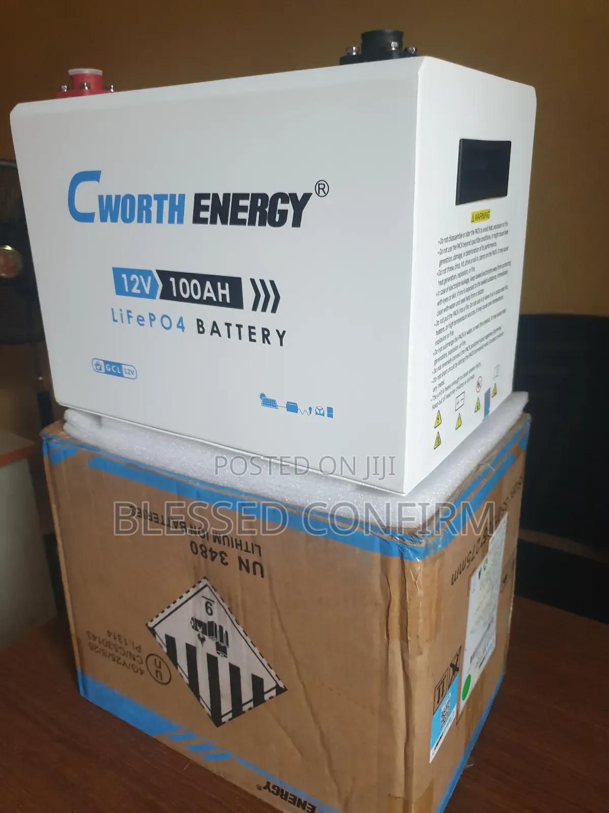 Brand New Cworth Energy 100ah 12v Lithium Battery
