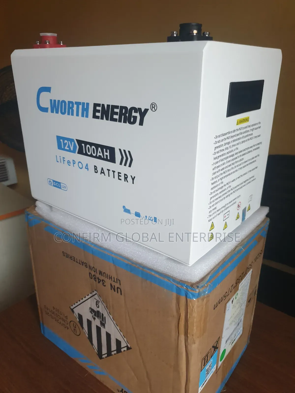 Cworth Energy 100ah 12v Lithium Battery