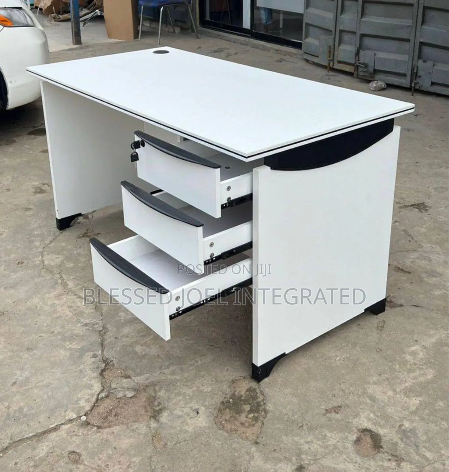 Office Table With 3 Drawers
