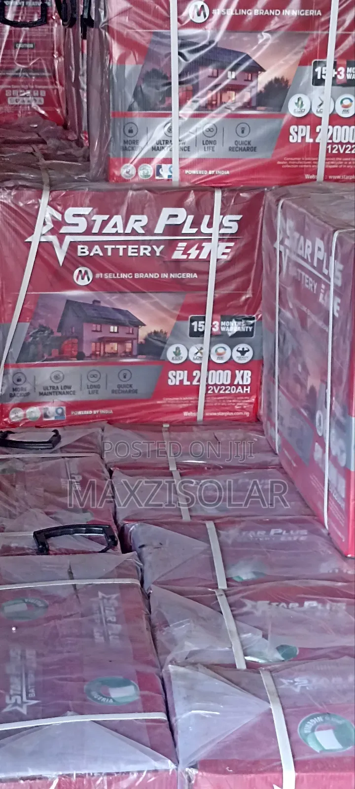 220ah Star Plus 12v Tubular Battery