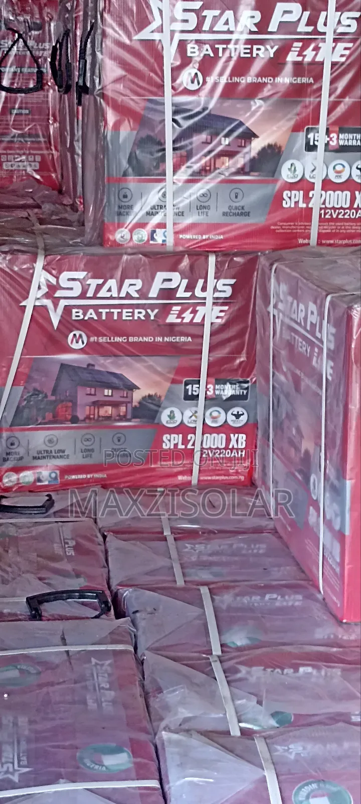 220ah Star Plus 12v Tubular Battery