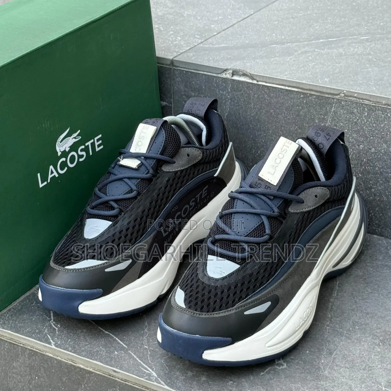 Lacoste L Spin White Navy