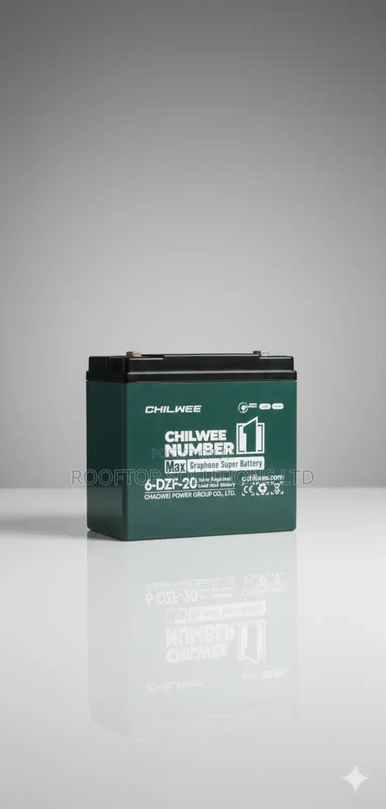 Chilwee 12v 20ah 6-DZF-20 Battery for Scooter, Motorbike