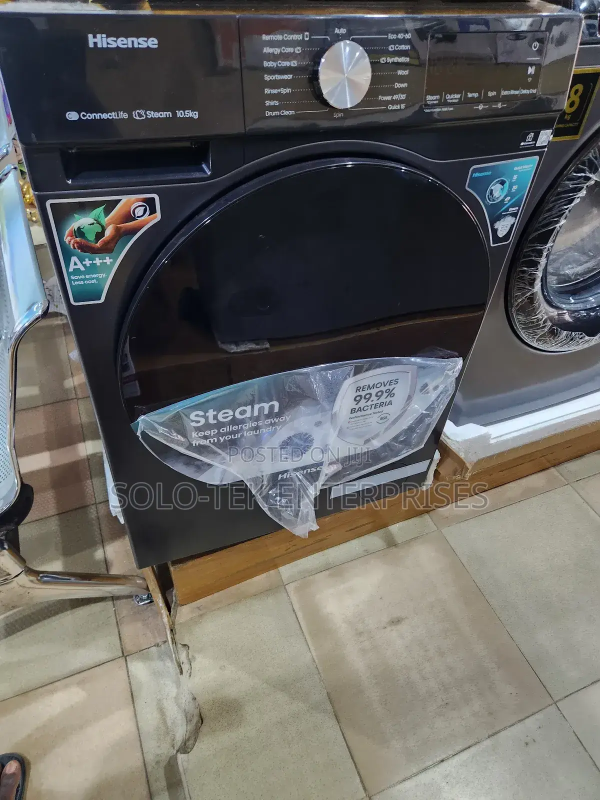 Hisense 10.5kg Front Loader Washing Machine