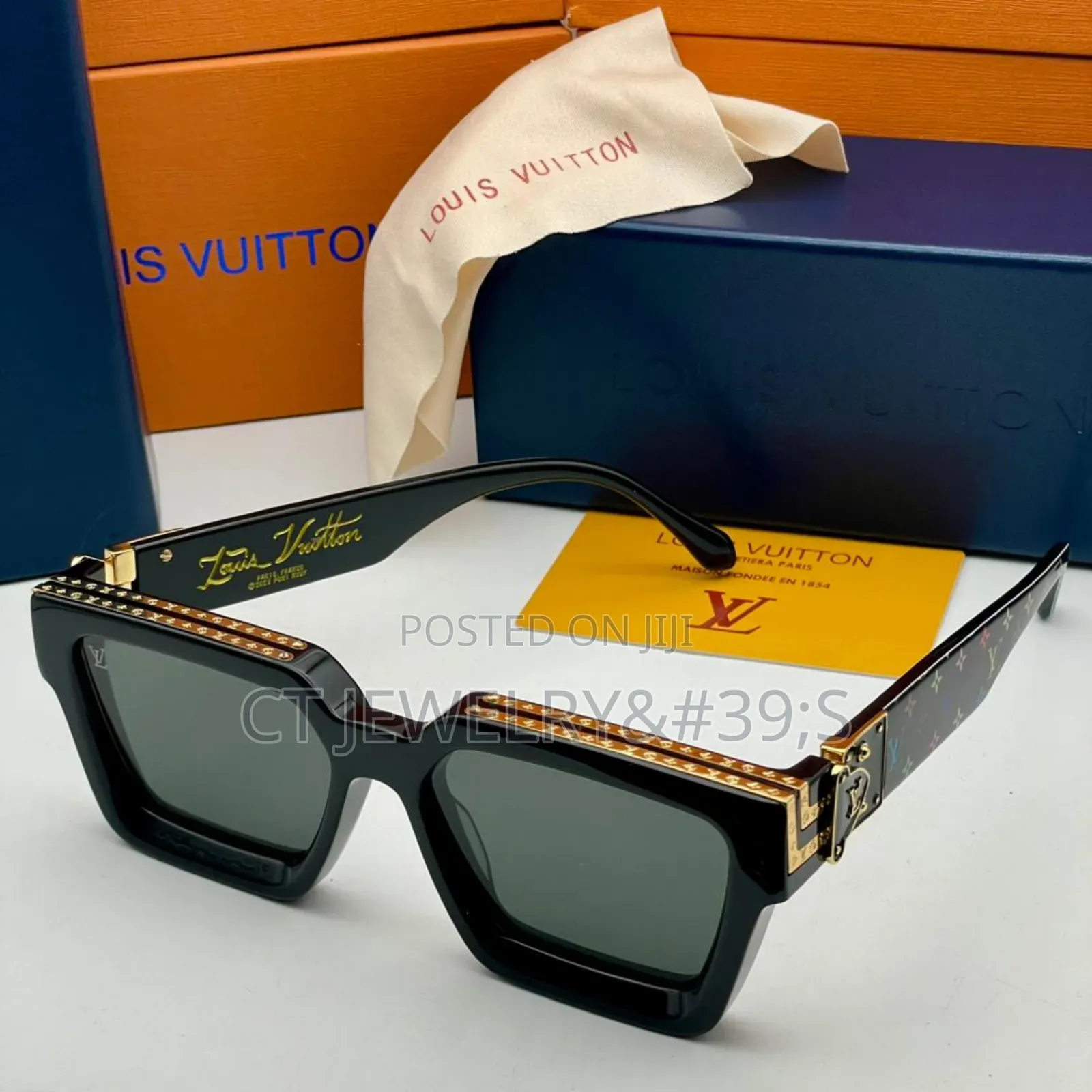 Luxury Louis Vuitton 1.1 Millionaires Sunglasses 100% Uv Protection💎✅