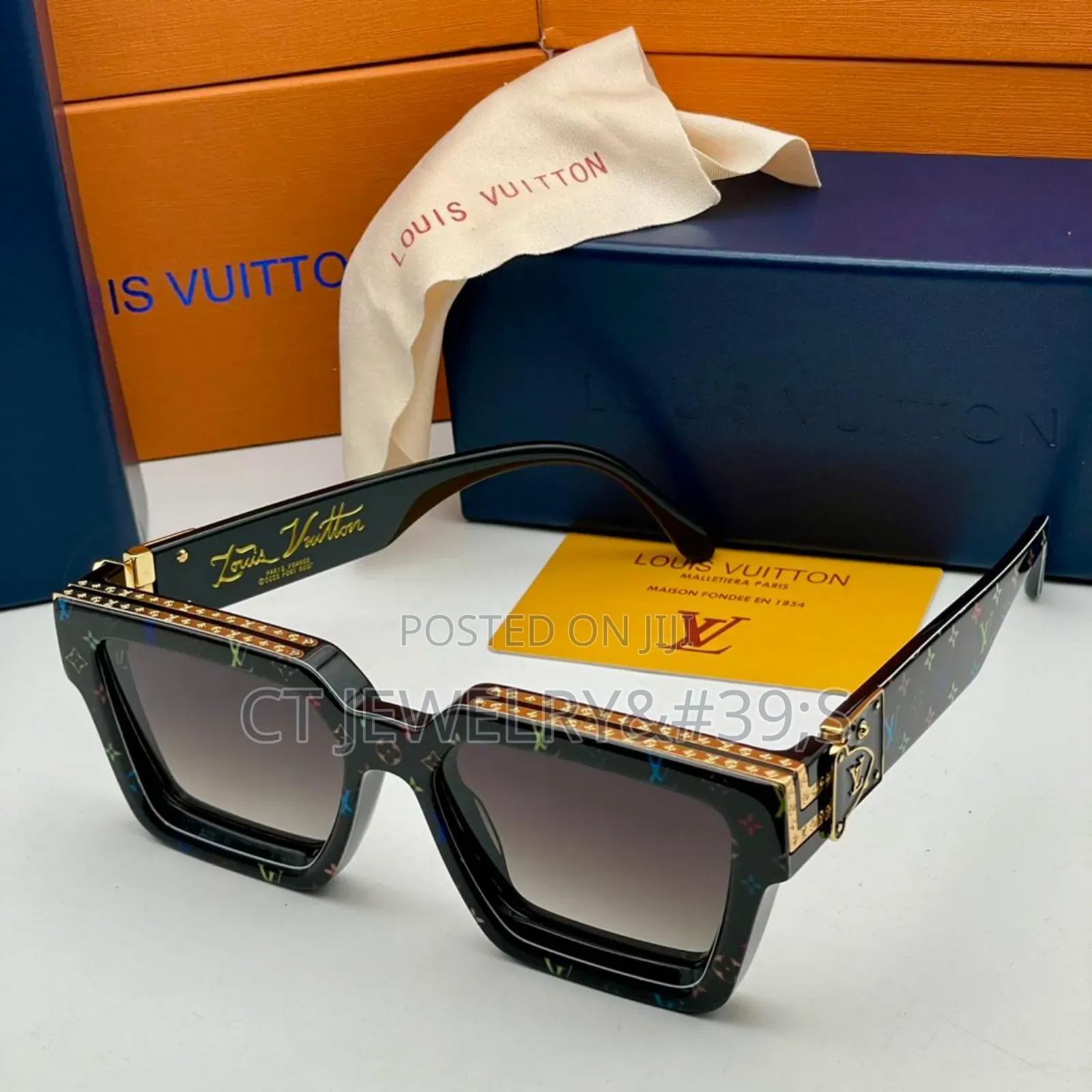Luxury Louis Vuitton 1.1 Millionaires Sunglasses 100% Uv Protection💎✅