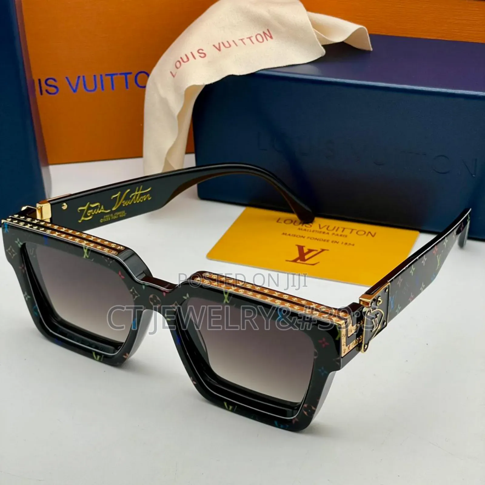 Luxury Louis Vuitton 1.1 Millionaires Sunglasses 100% Uv Protection💎✅