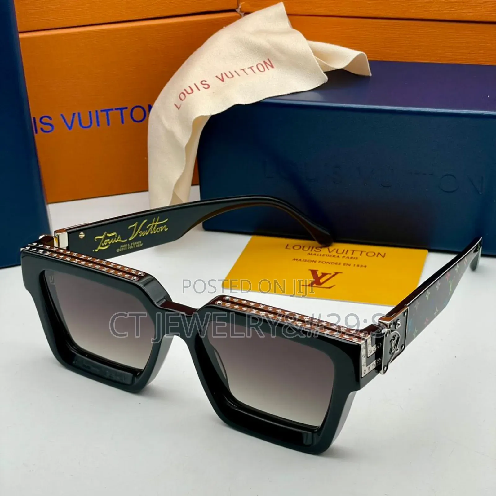 Luxury Louis Vuitton 1.1 Millionaires Sunglasses 100% Uv Protection💎✅