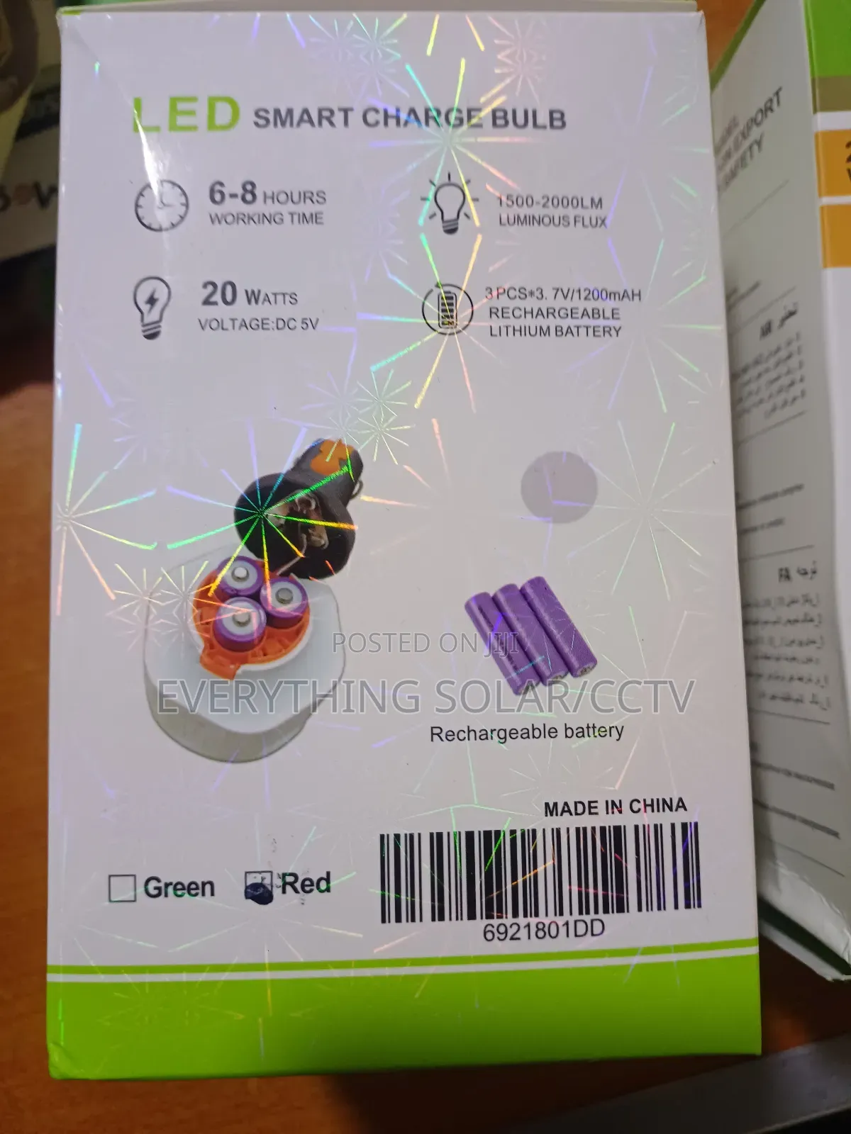 20w Rechargable Bulb