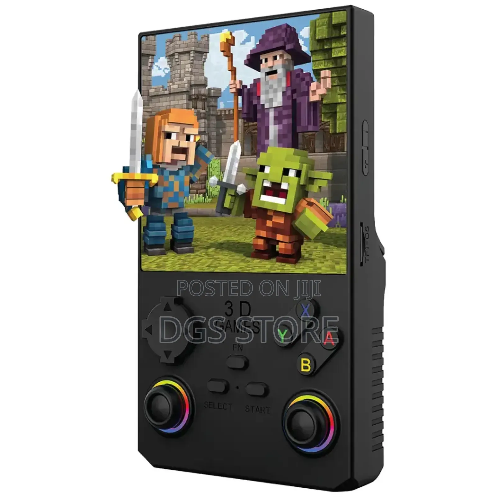 Porodo 4" Square Display Retro Handheld Game Console