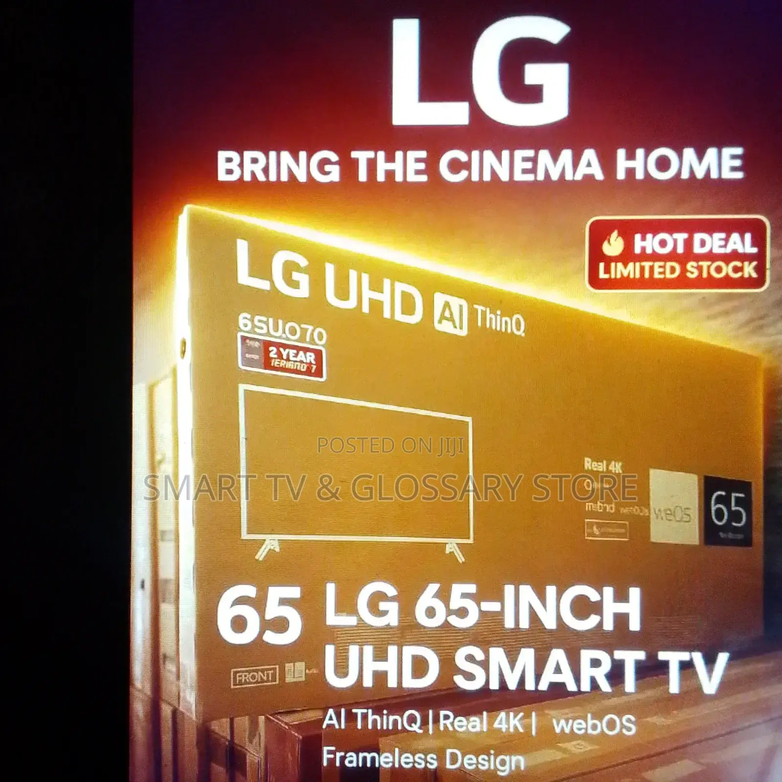 Lg 65 Inches Smart Tv Ultra Stadium Ai Thinq