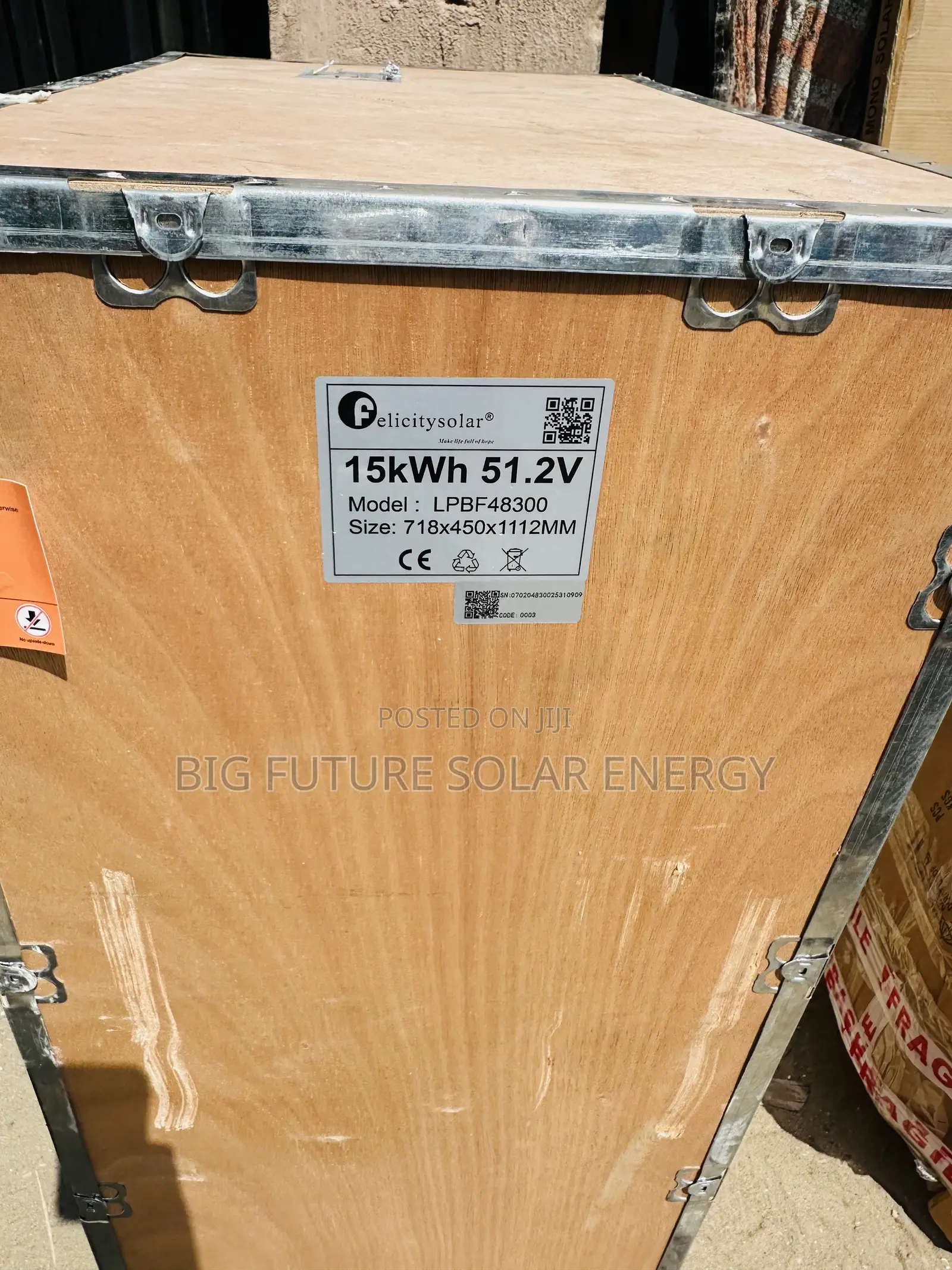 15kwh Felicity Lithium Battery 51.2v
