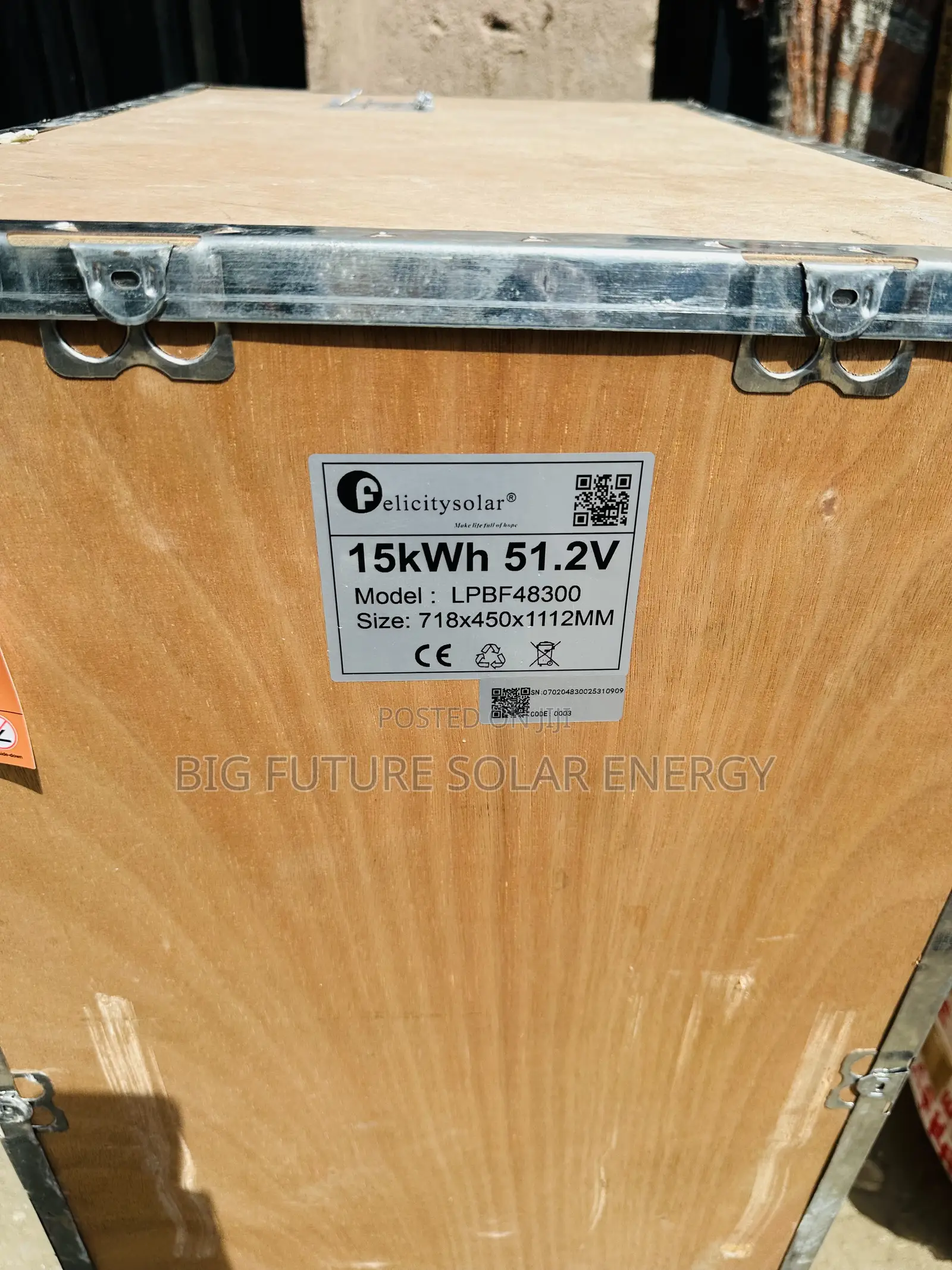 15kwh Felicity Lithium Battery 51.2v