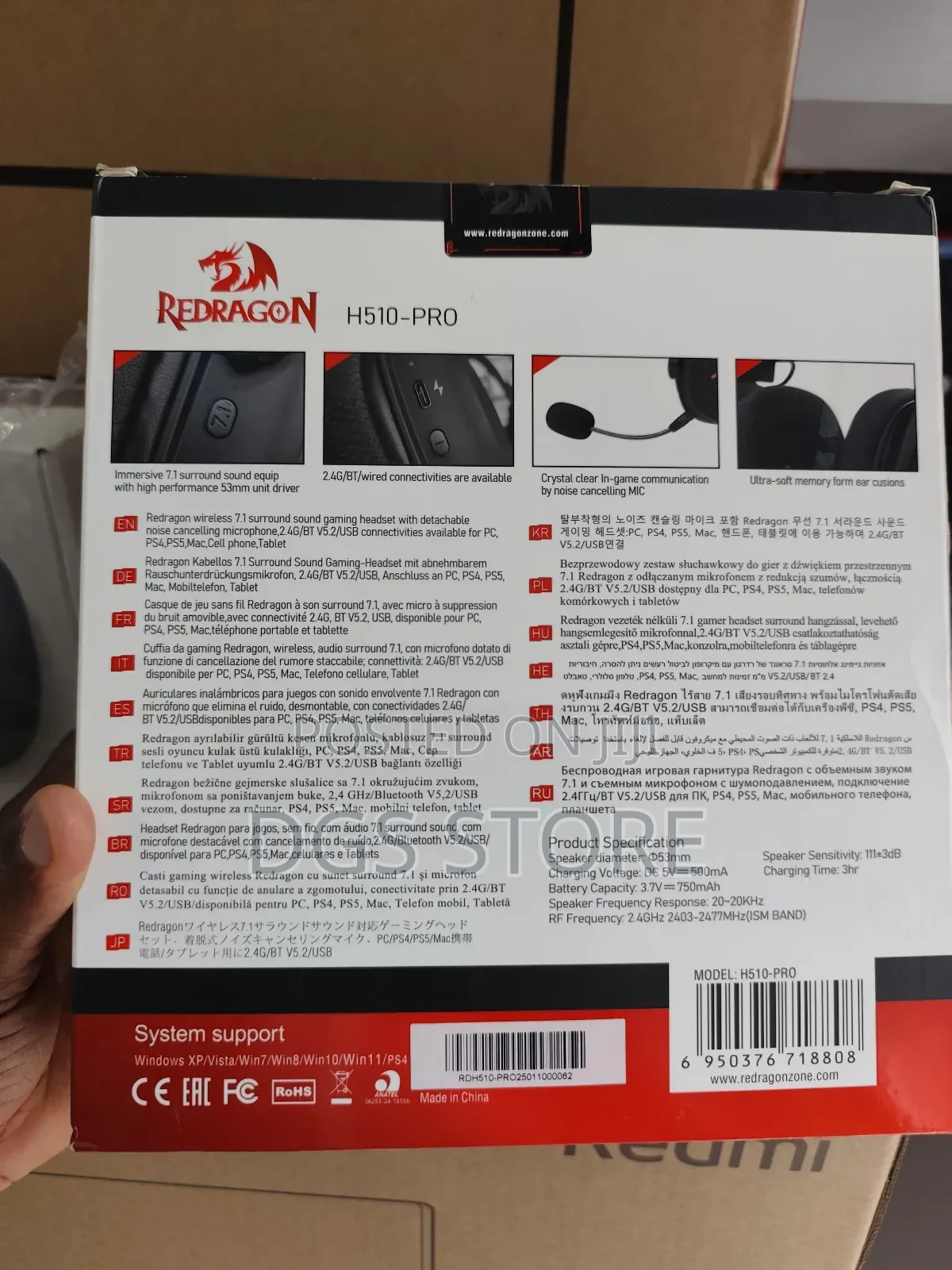 Redragon H510 Zeus Pro Wireless Gaming Headphone