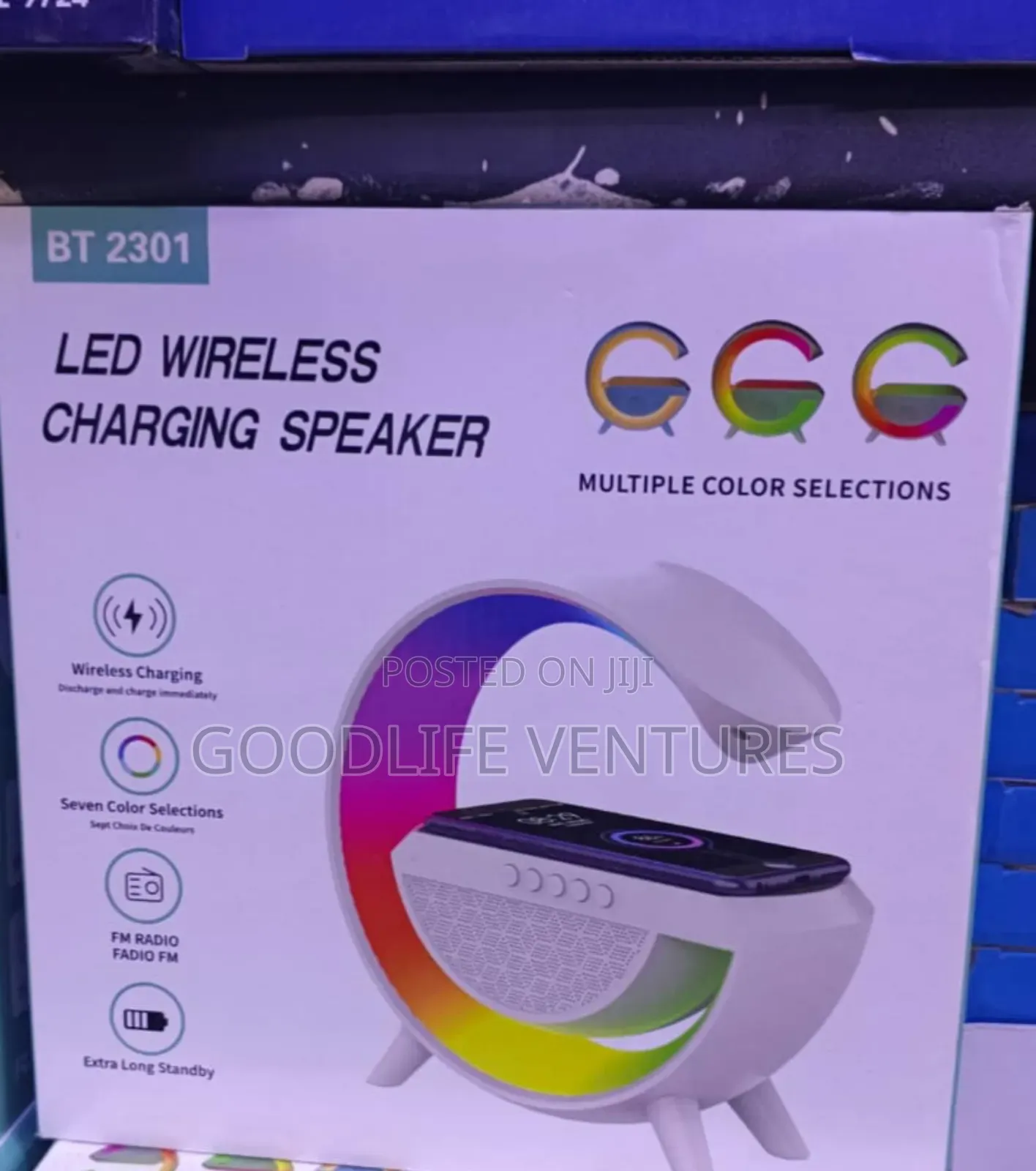 Led Wireless Charging Speaker