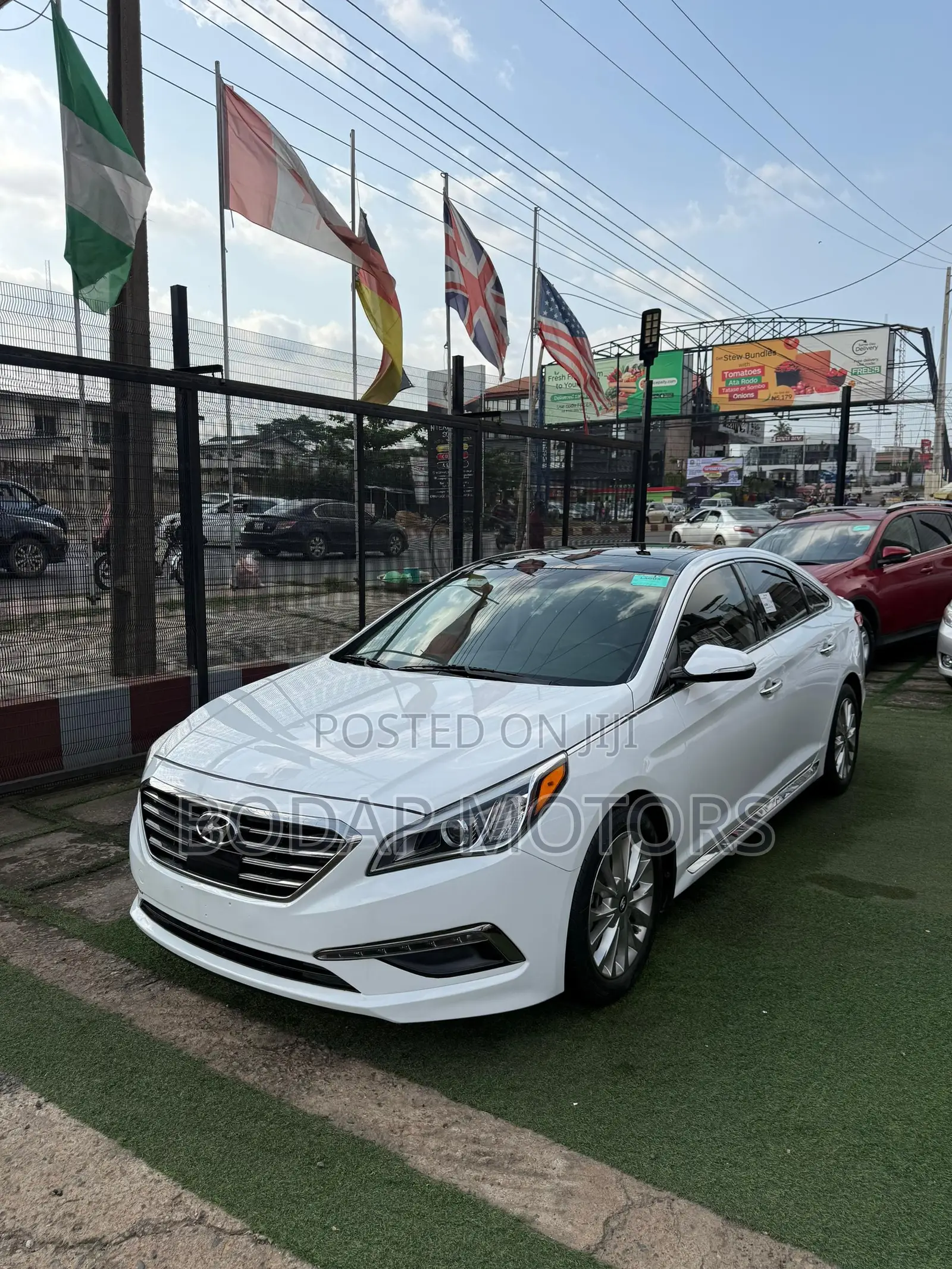 Hyundai Sonata Limited 4dr Sedan (2.4L 4cyl 6A) 2015 White