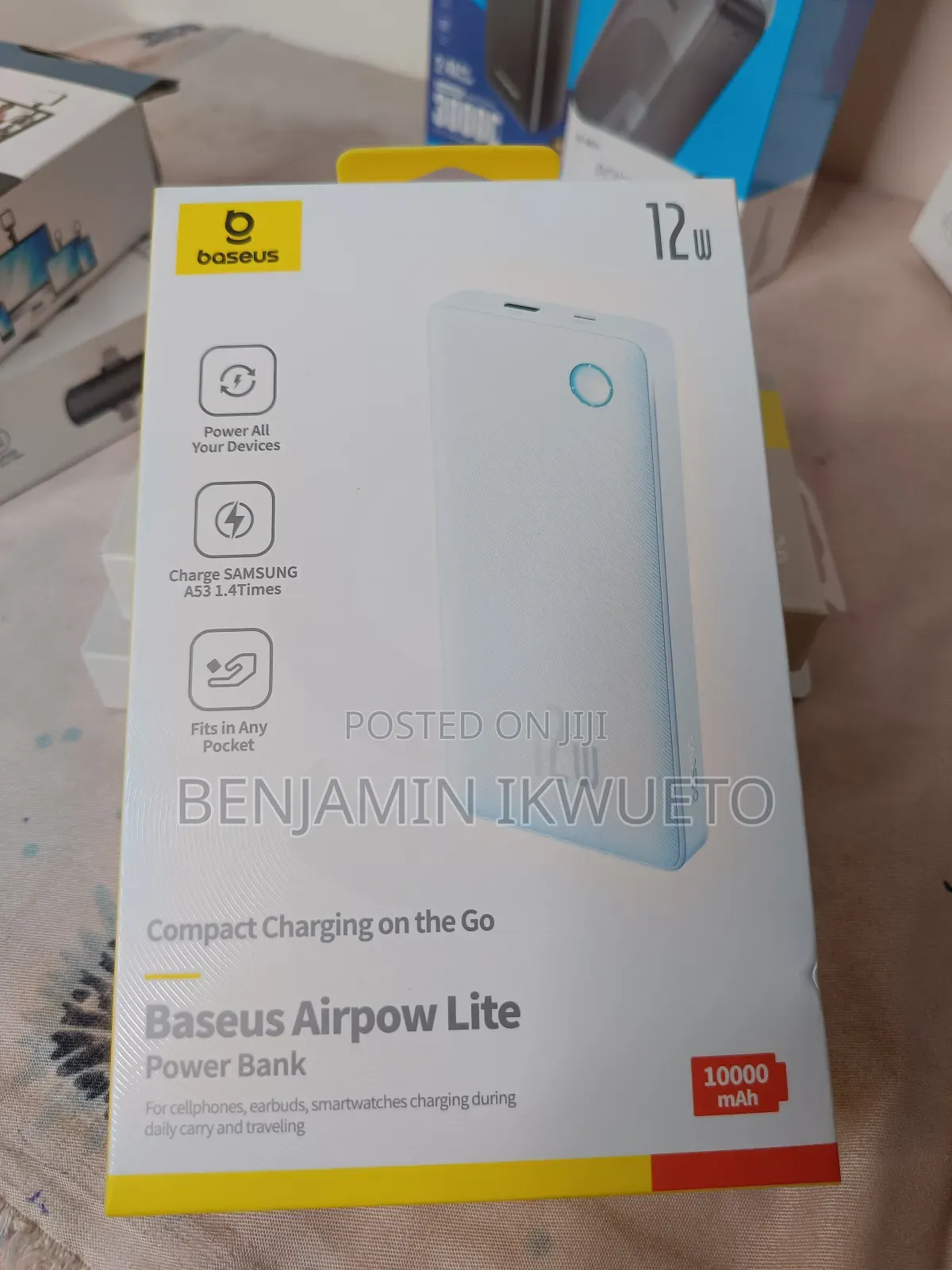 Bassues Power Bank 10,000 Mah (Airpow Lite)