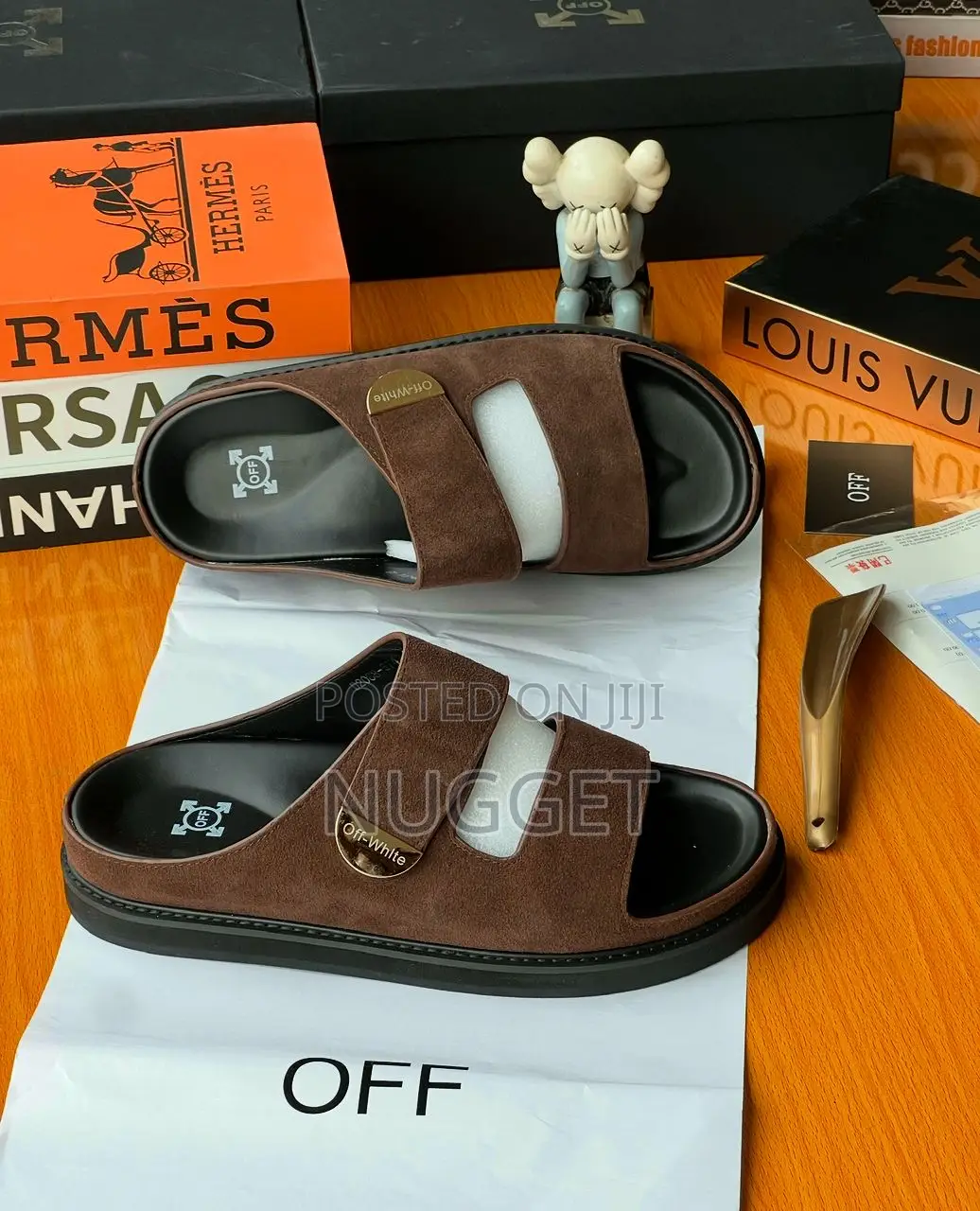 Off - White Brown Suede Pam Comfort.