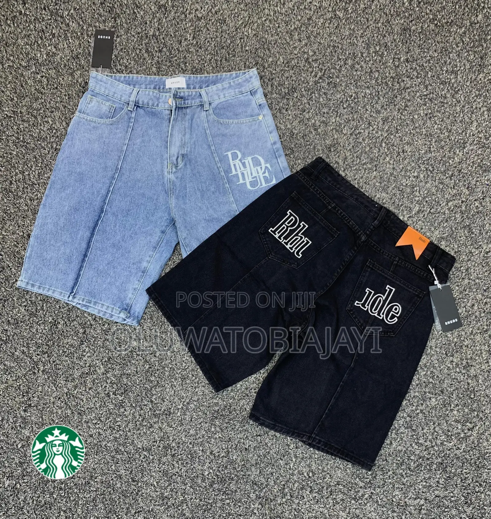 *Luxury Rhude Short Jeans* 🔥🔥🔥 @37k