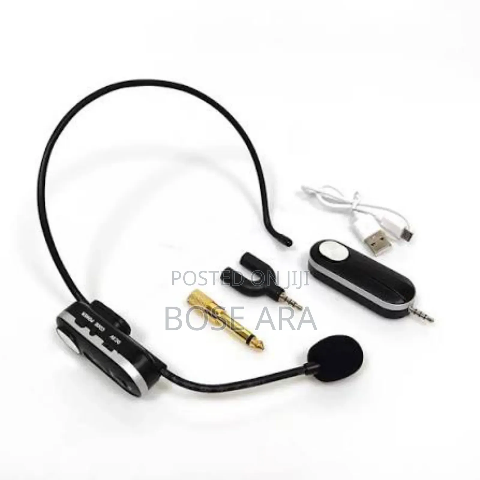 Wireless Headset Microphone for Public Broadcasting, Head Mic Wireless
