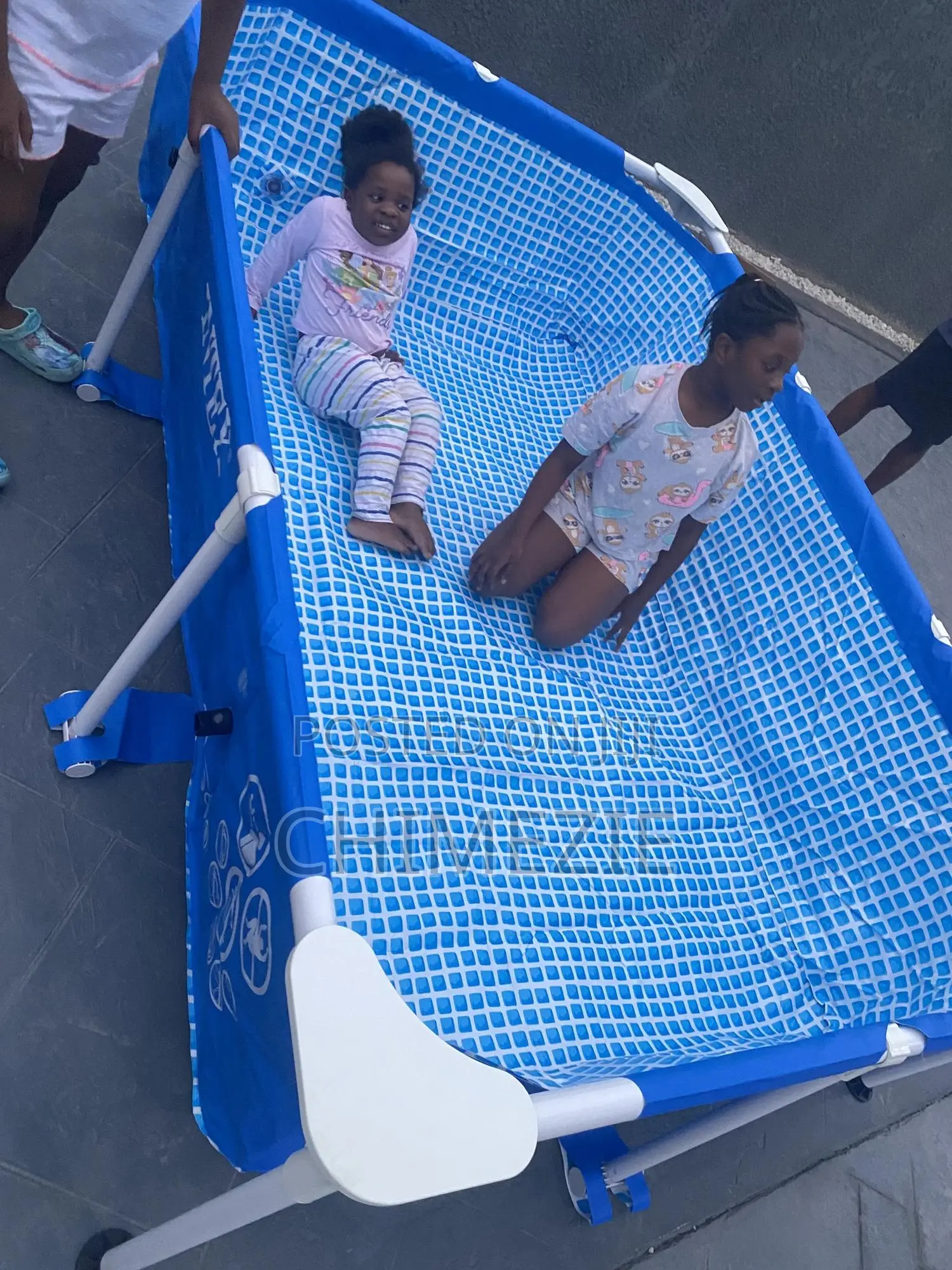 Intex 7ft 3" X 4ft 11" X 23" Steel Frame Pool - Rectangular