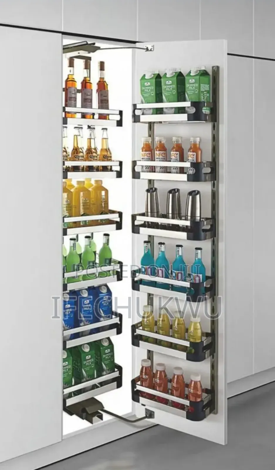 Original High Quality Vip Built-in Cabinet Pantry Rack