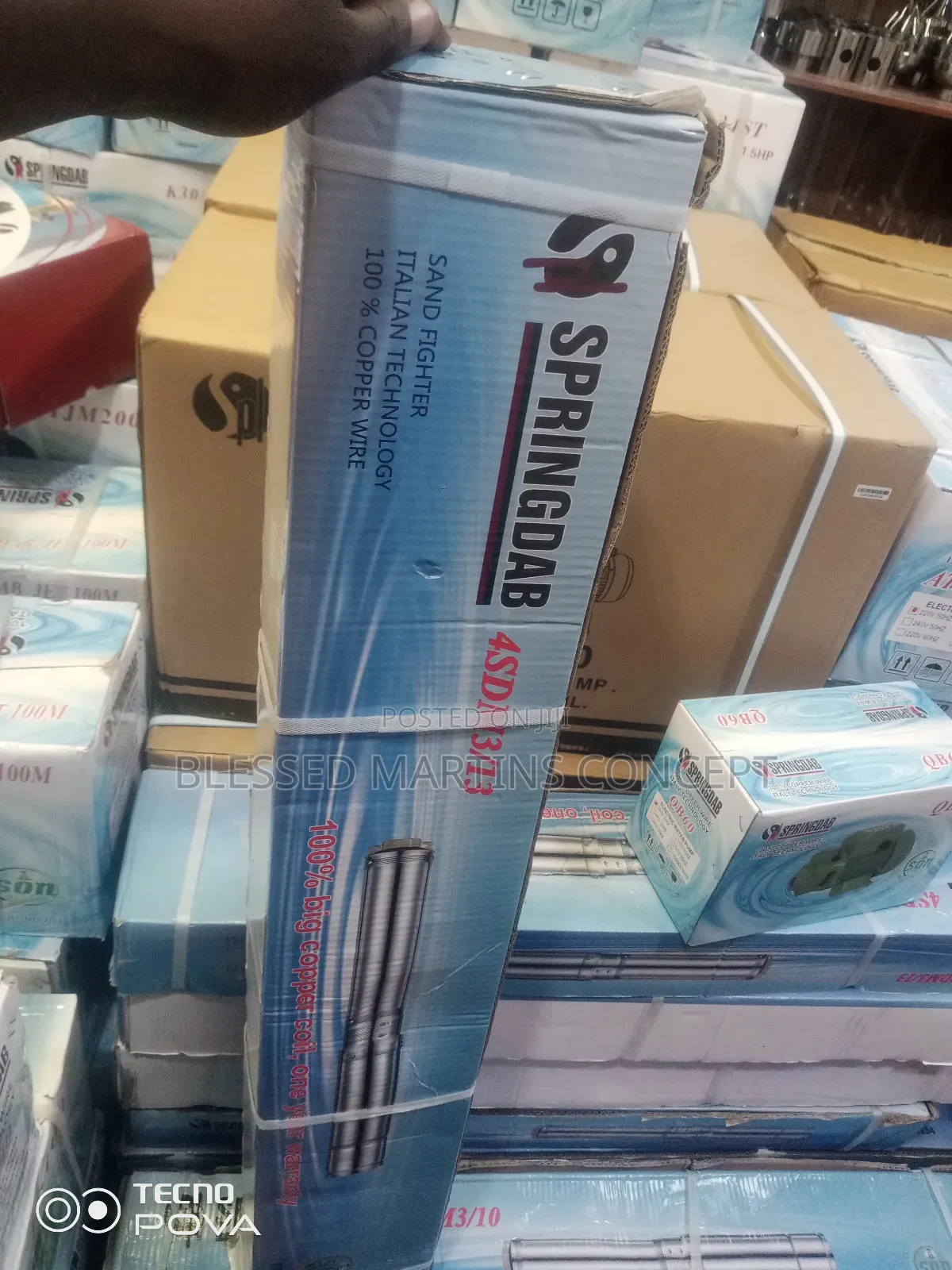 1hp Springdab Submersible Pump