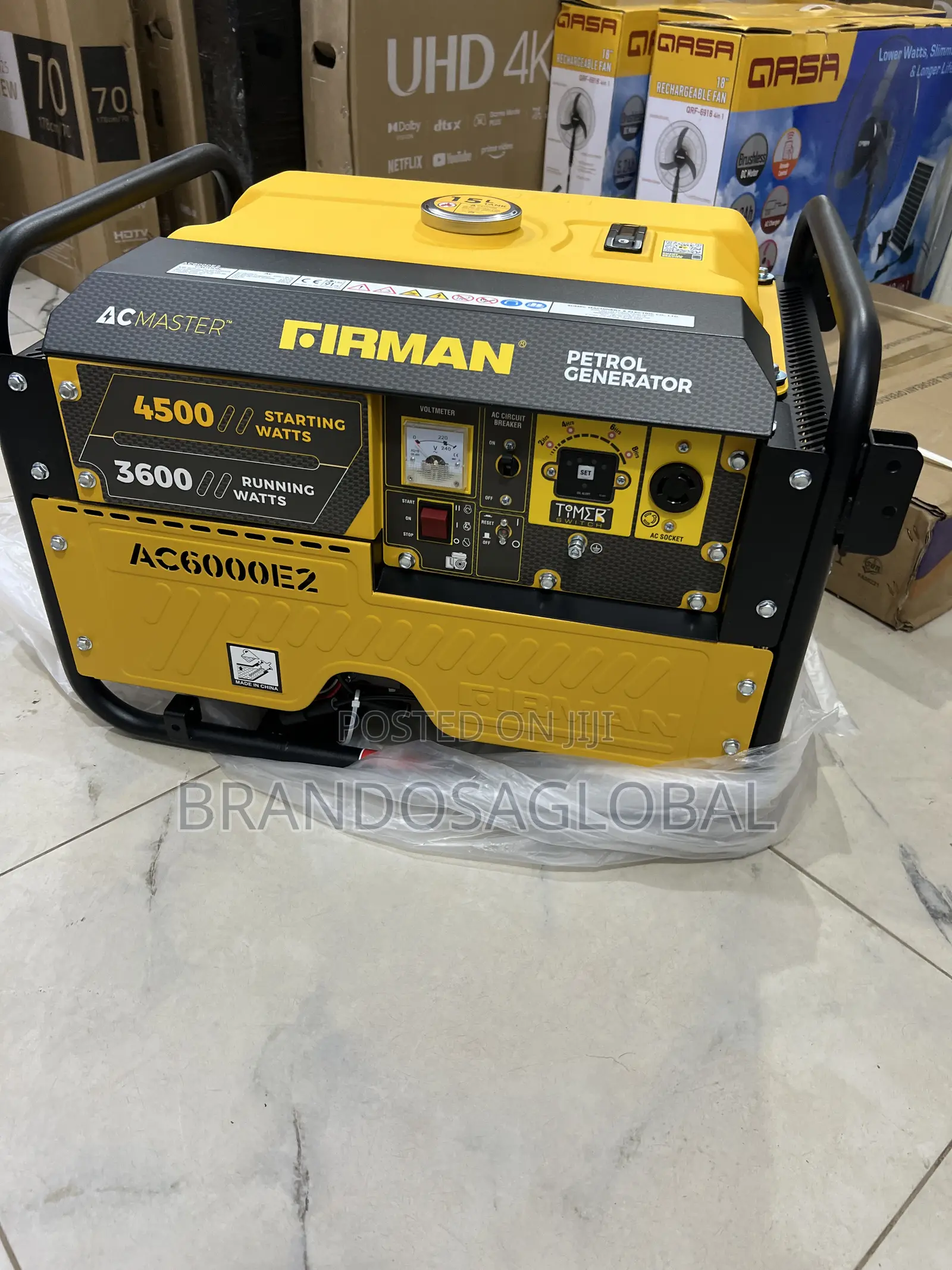 Firman3.5kva Key Start Generator–Fuel Efficient Durable Model Ac6000e2