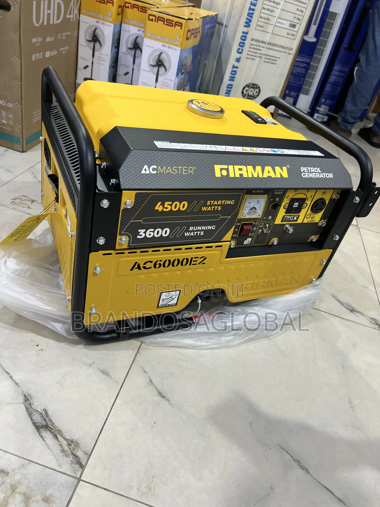 Firman Ac6000e2 Electric Start Generator – Portable 3.5kva Unit