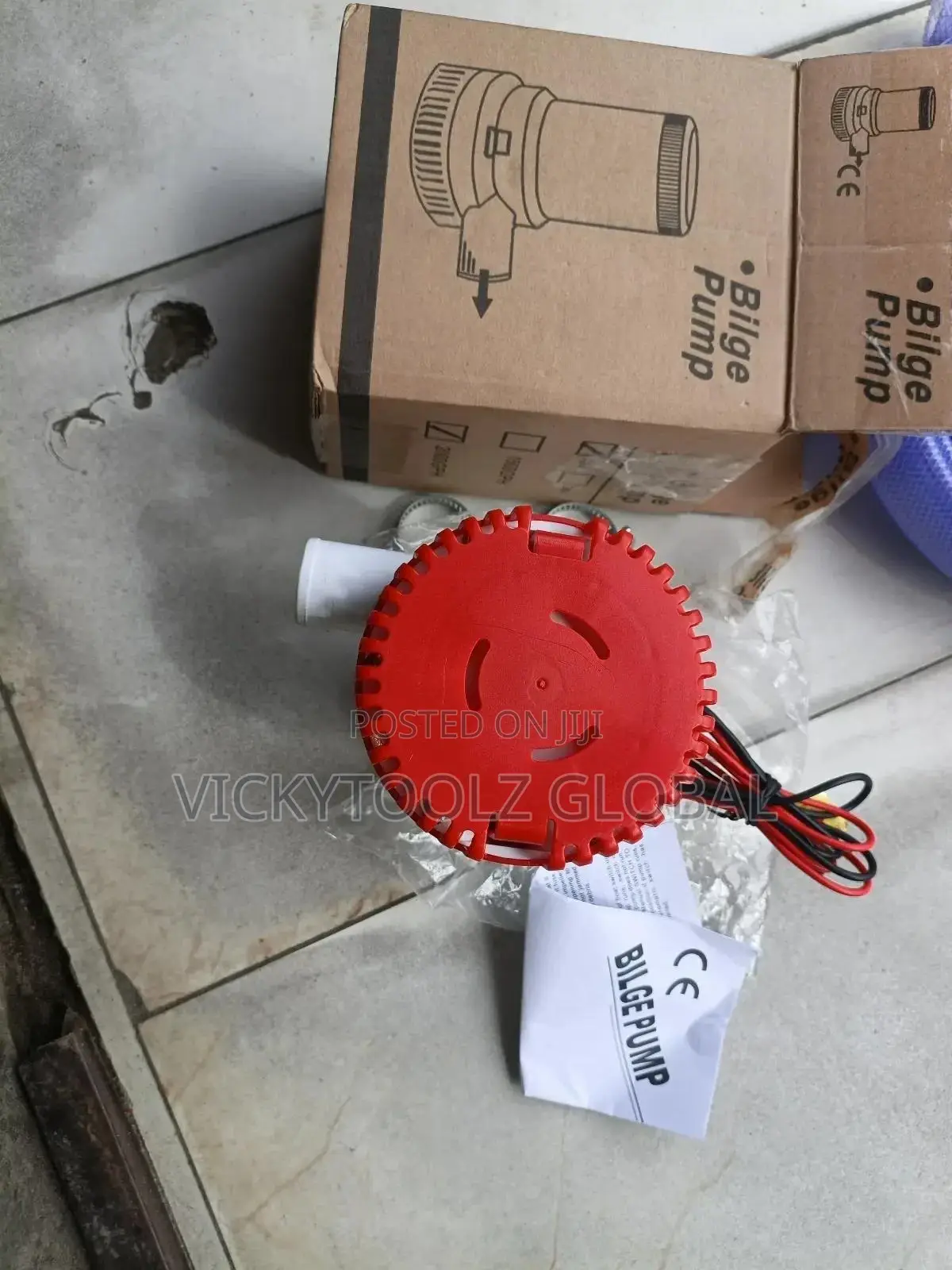 Bilge Pump 2000gph 12volts 6m Head 29mm Id Hose