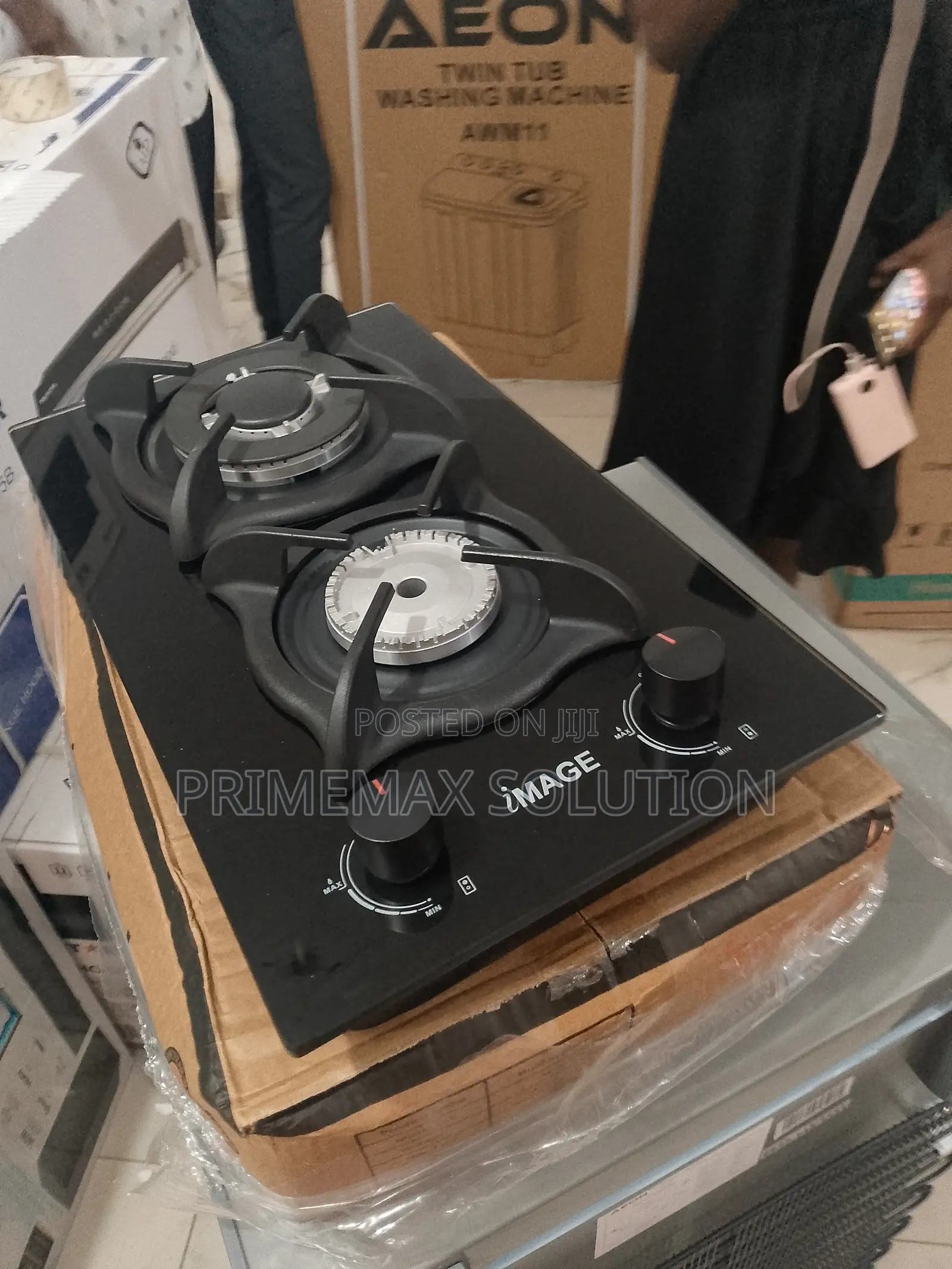 Image Dual Flame 2 Burner Gas Stove