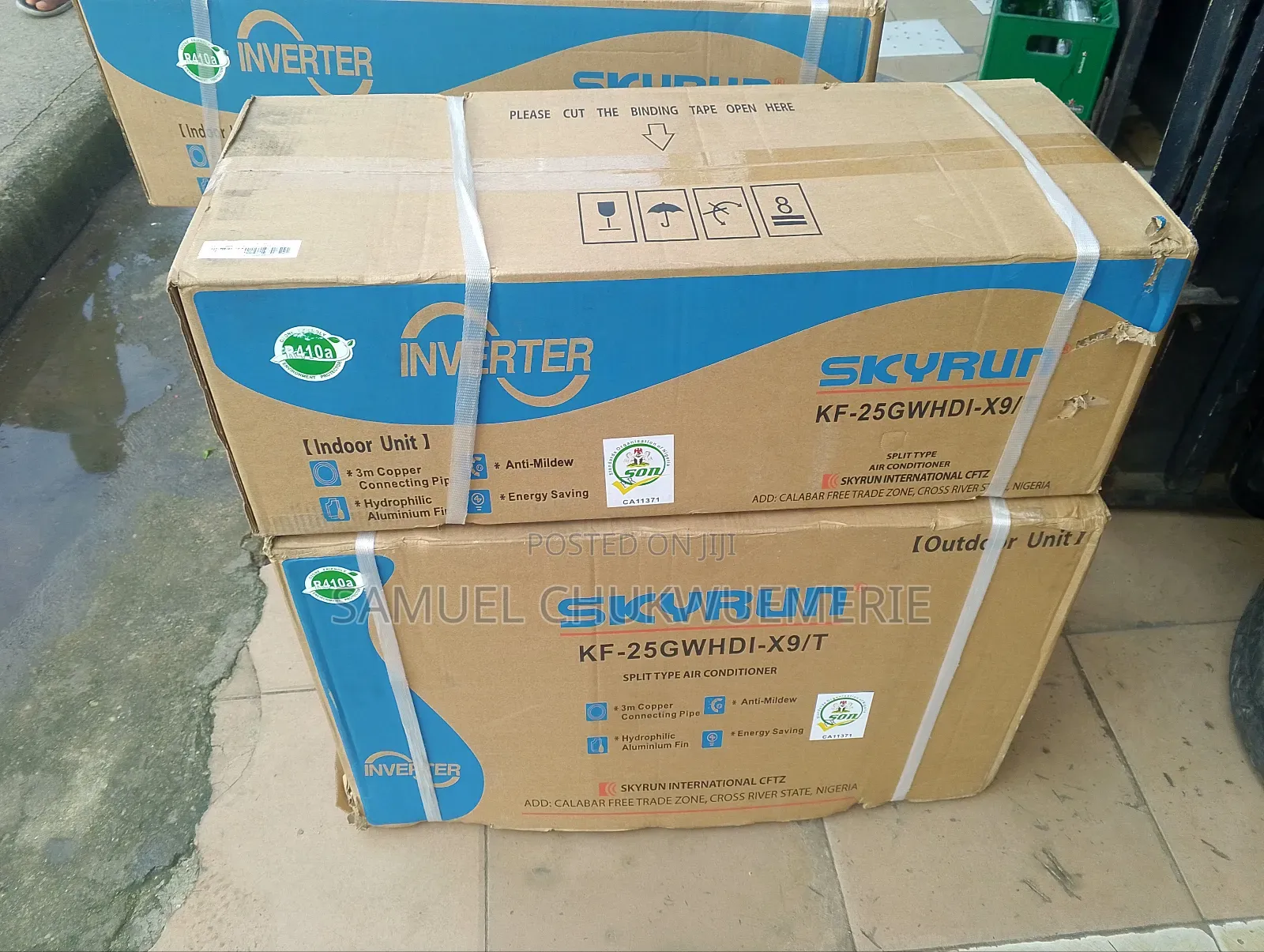 Skyrun Inverter Ac Split Unit 1hp Copper