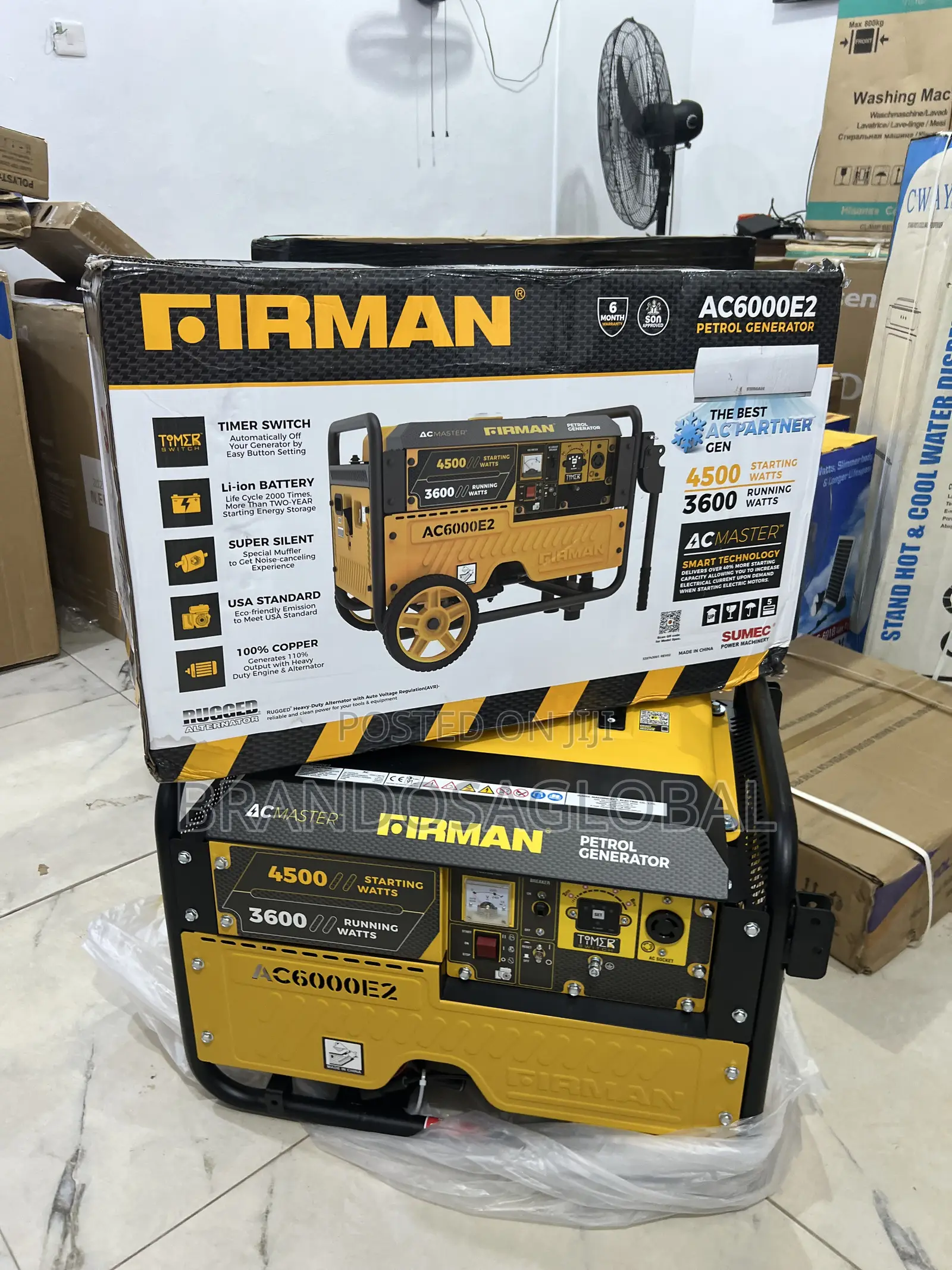 Firman 3.5kva Generator – Electric Start With Low Fuel Usage