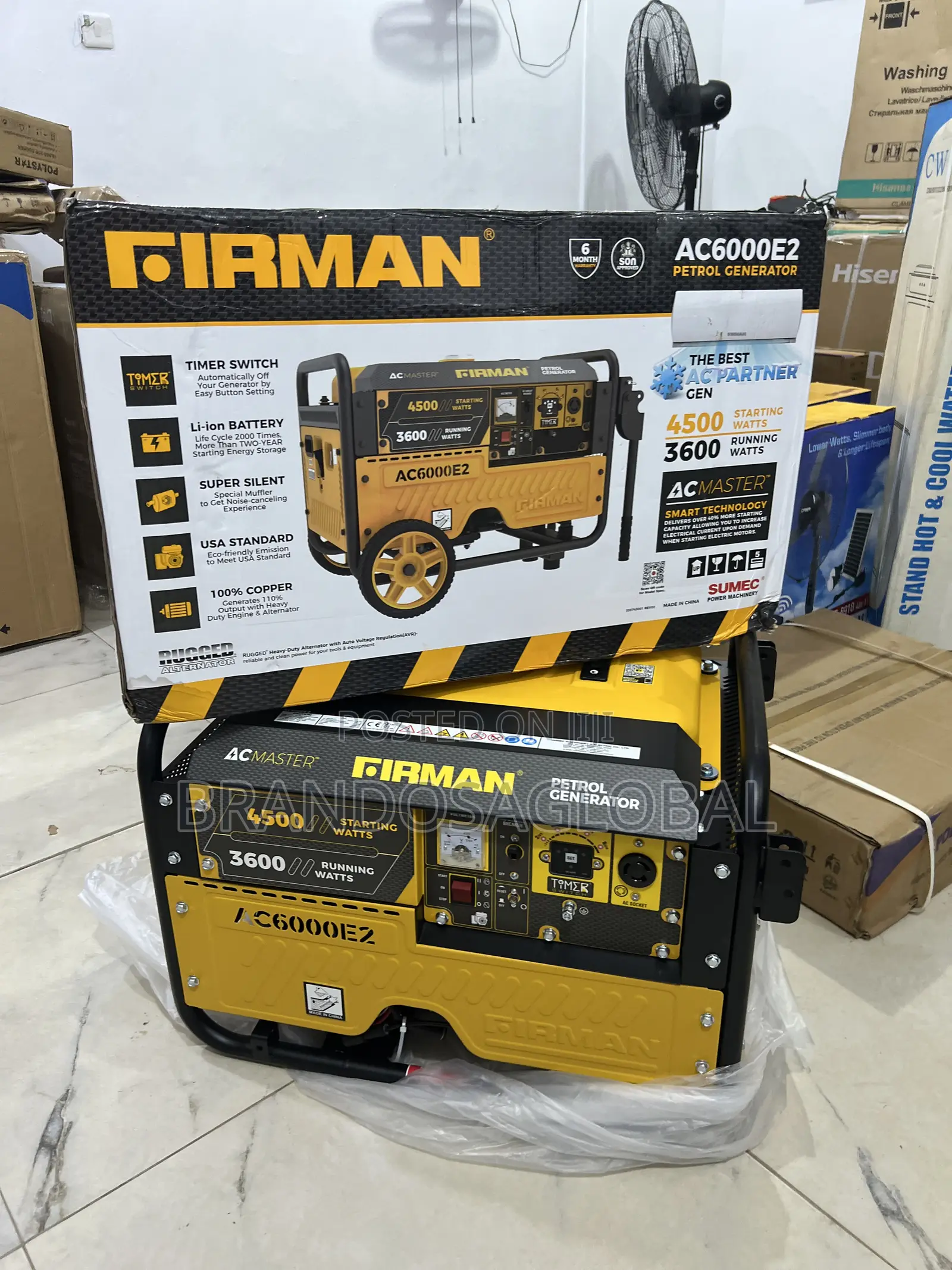 Firman Ac6000e2 Key Start Generator – Best for Homes Offices