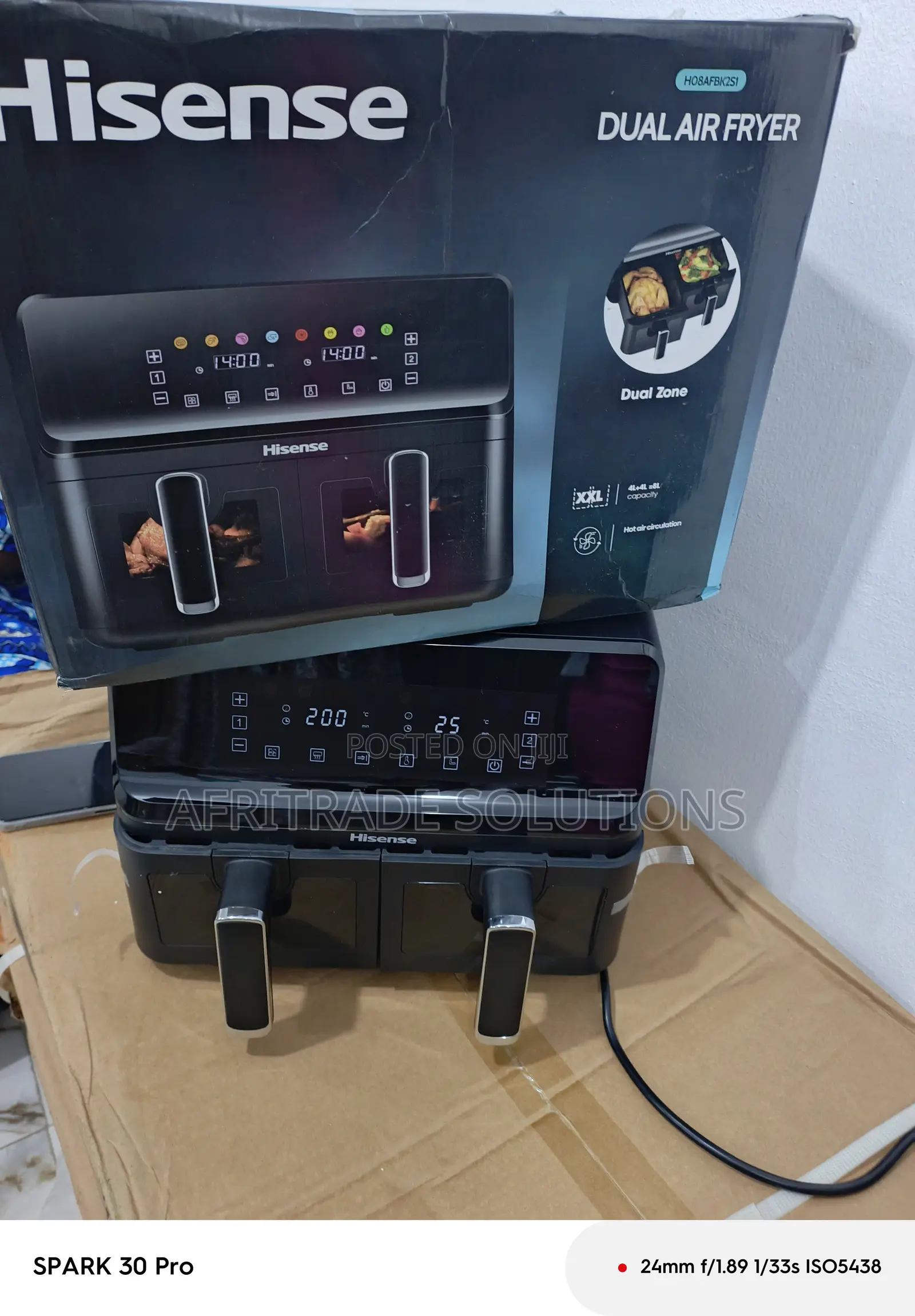 Hisense 8l Air Fryer – Crispy Results, Less Oil